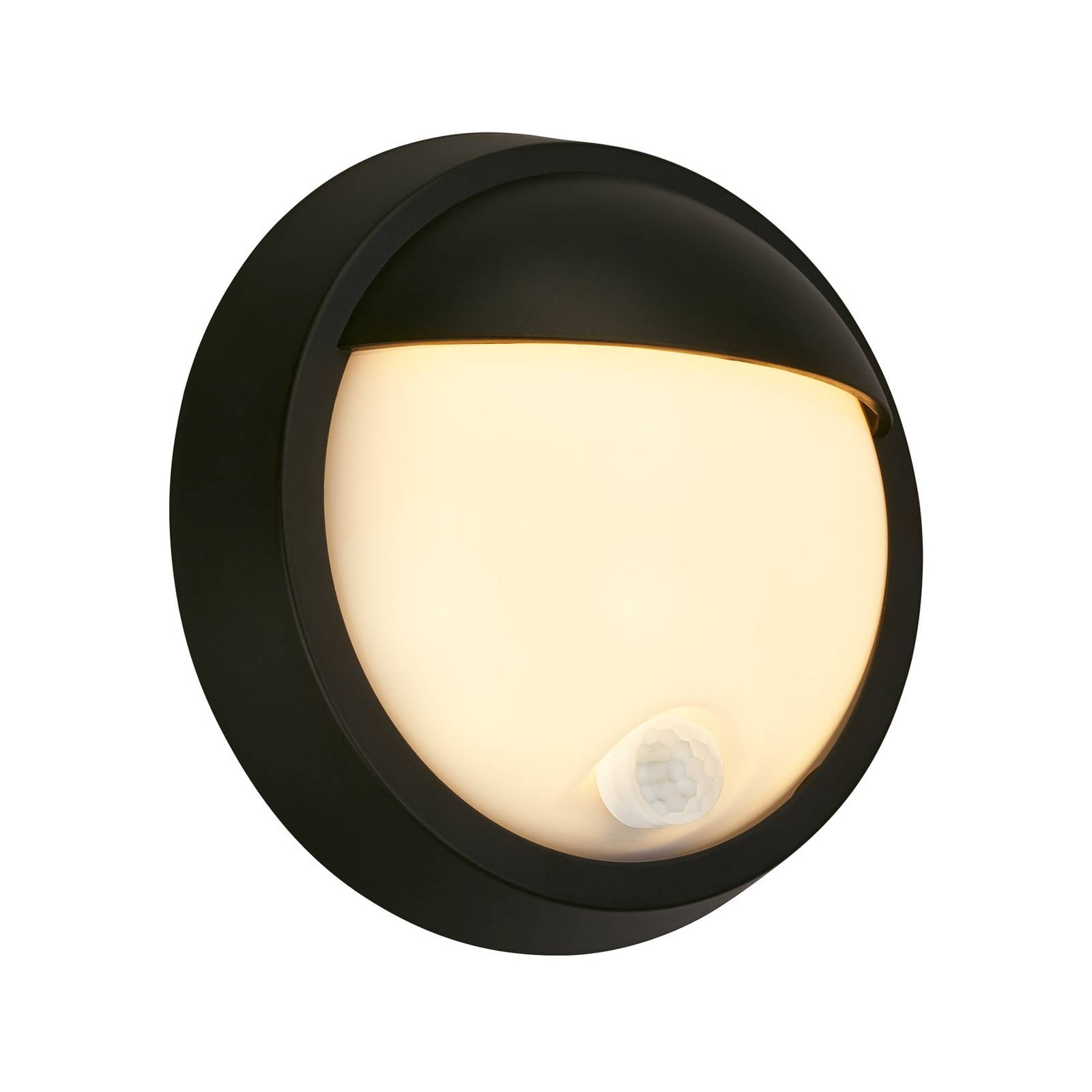 LED-Akku-Außenwandlampe 3785015 schwarz Bewegungssensor 17cm