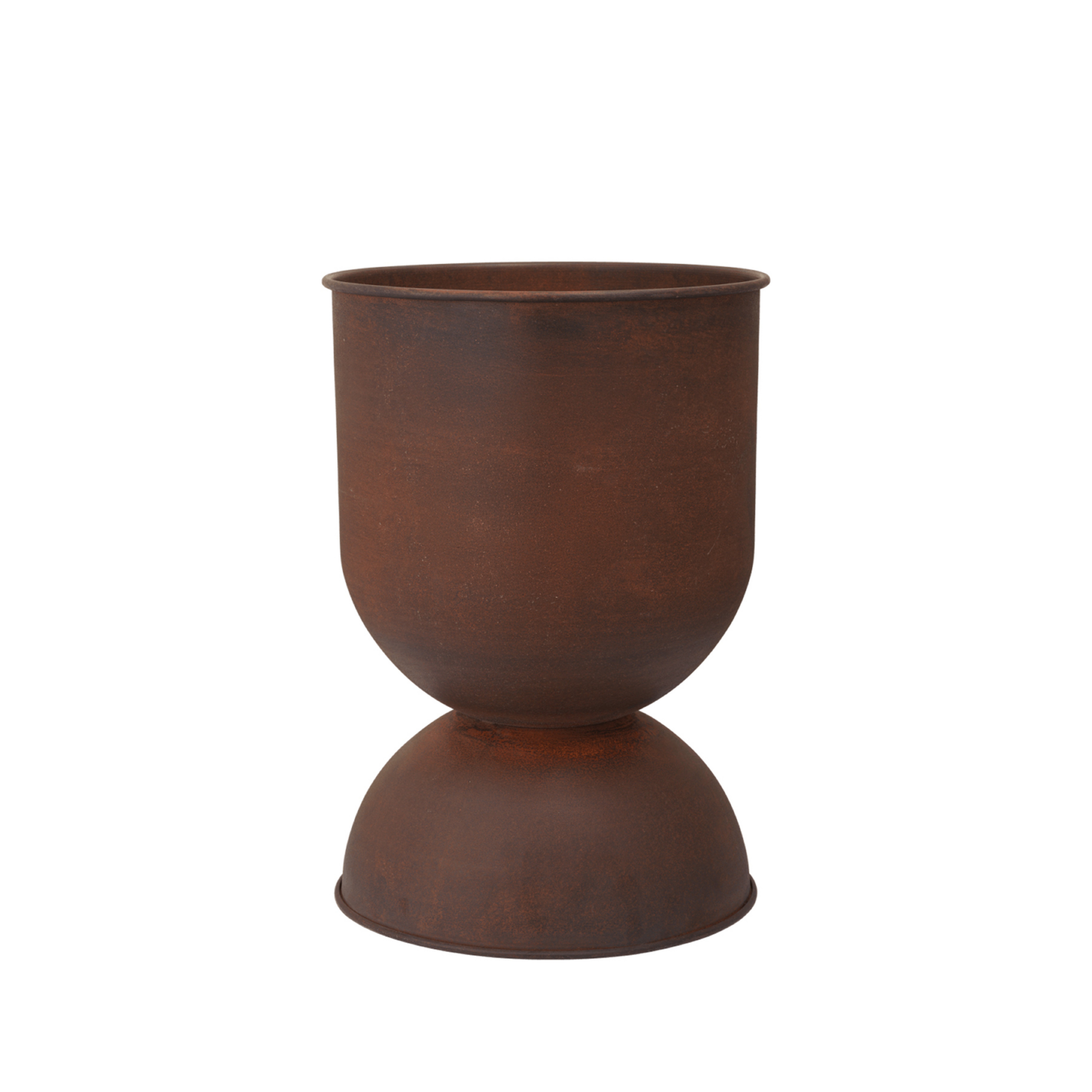 HOURGLASS Vaso per piante, ferro color ruggine, 59 cm - ferm LIVING