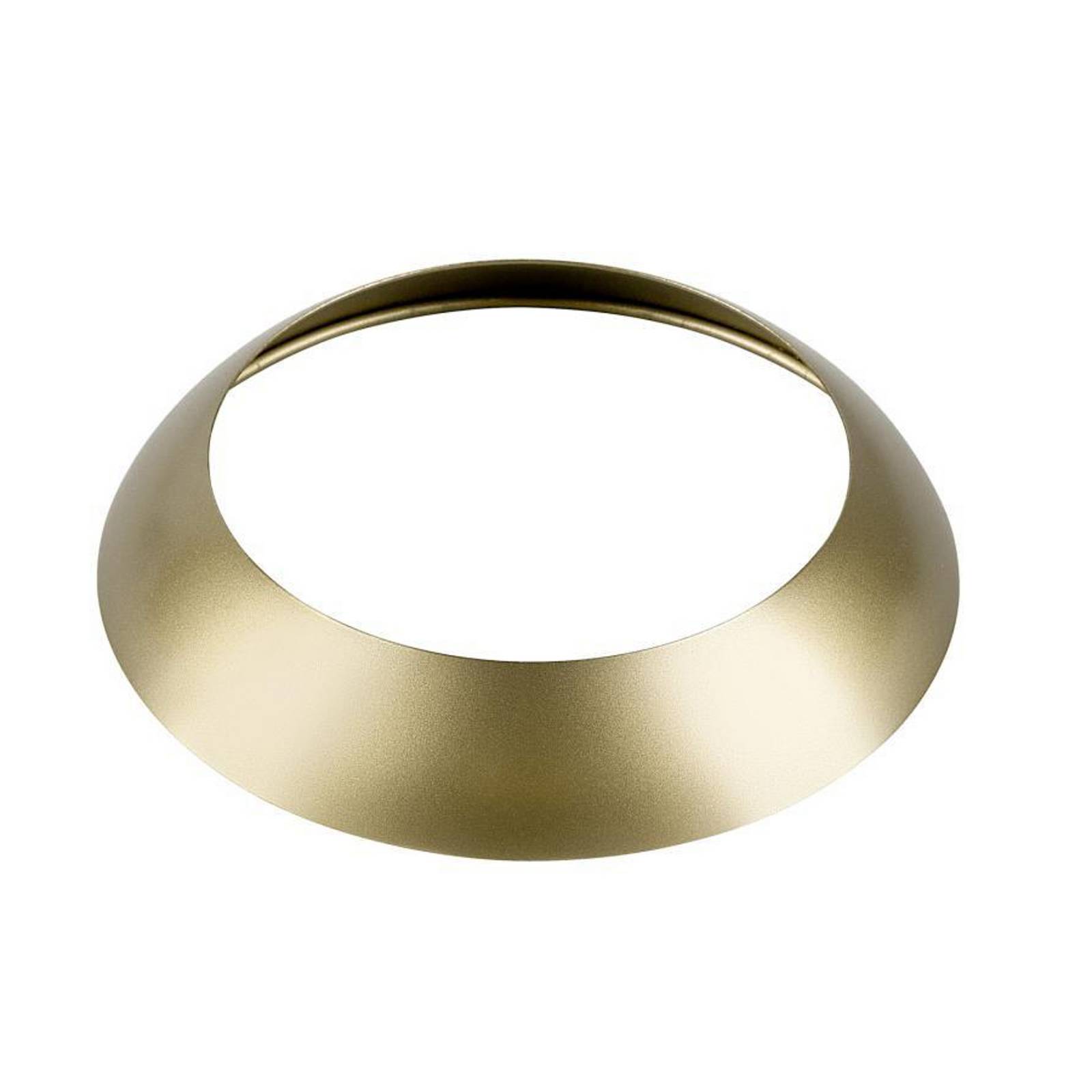 SLV Dekoring Light Eye 150, goldfarben matt, Ø 14 cm, Metall