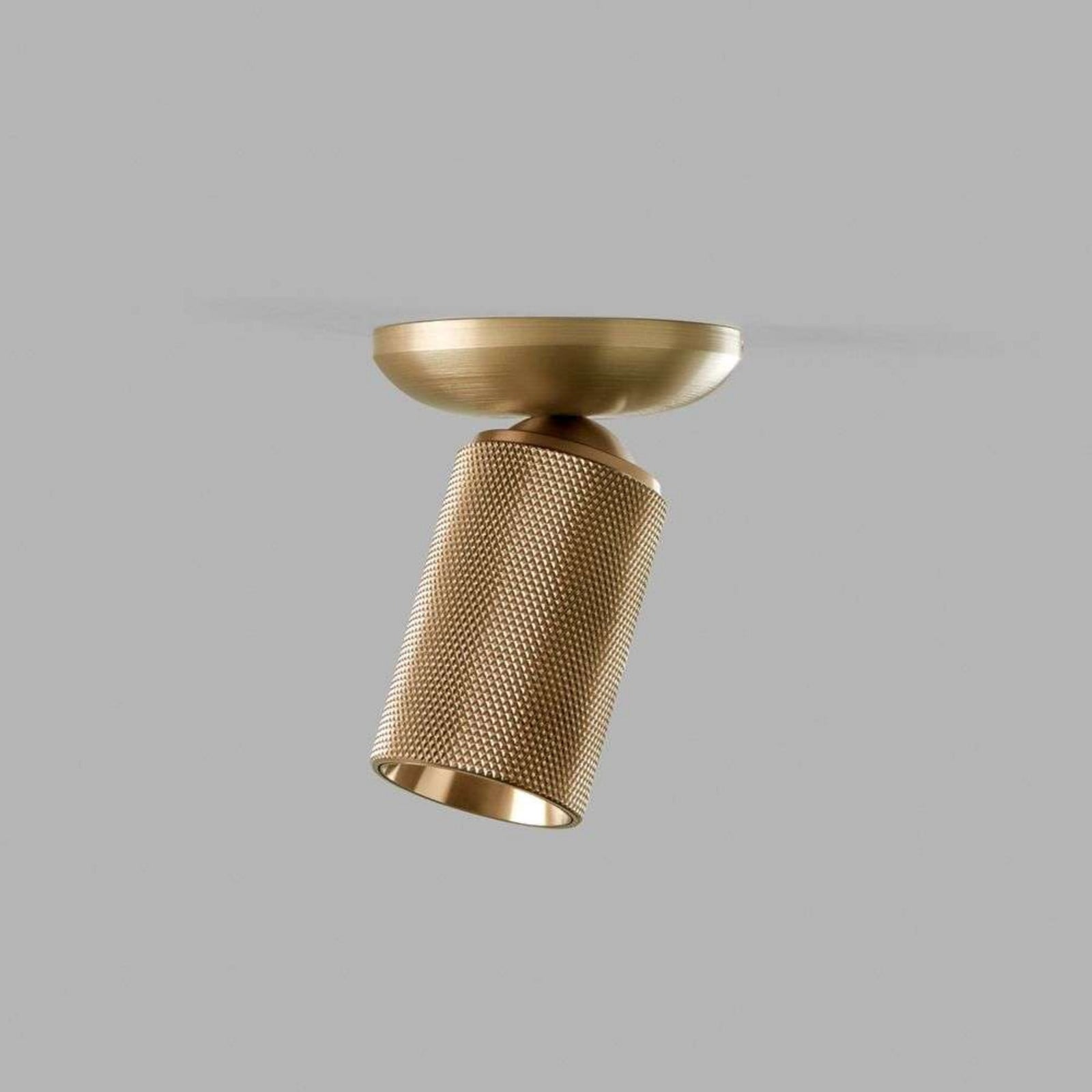 Raw 1 Plafond 2700/3000K Brass LIGHT-POINT - Vardagsrum - Aluminium