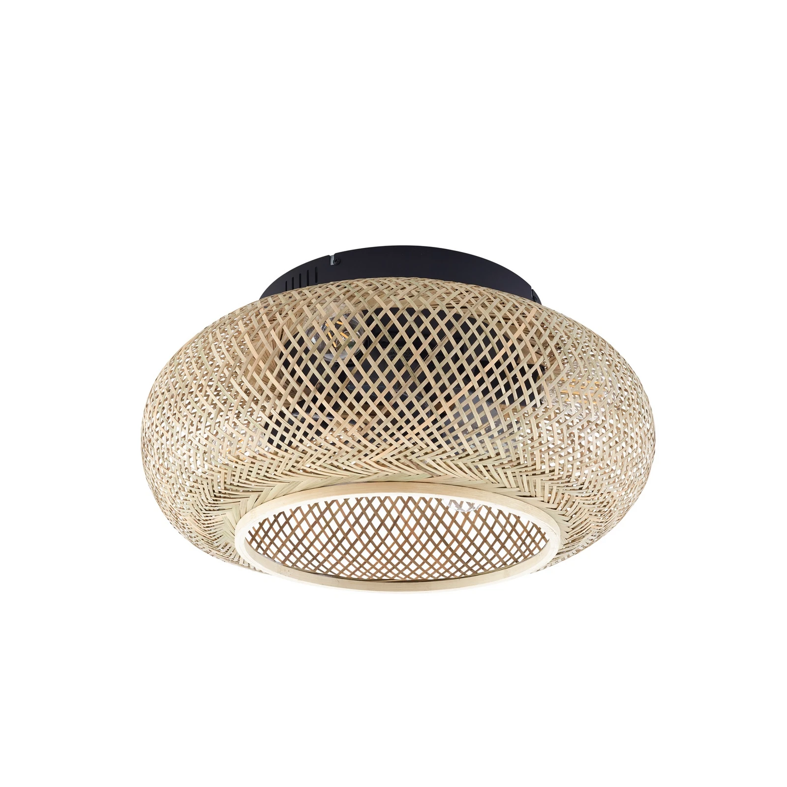 Ventilateur de plafond Lucande avec éclairage Cordie, DC, silencieux, Ø 53 cm