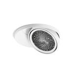 Spot encastré LED Nivo, blanc, 36°, orientable sur 14 cm, à intensité variable