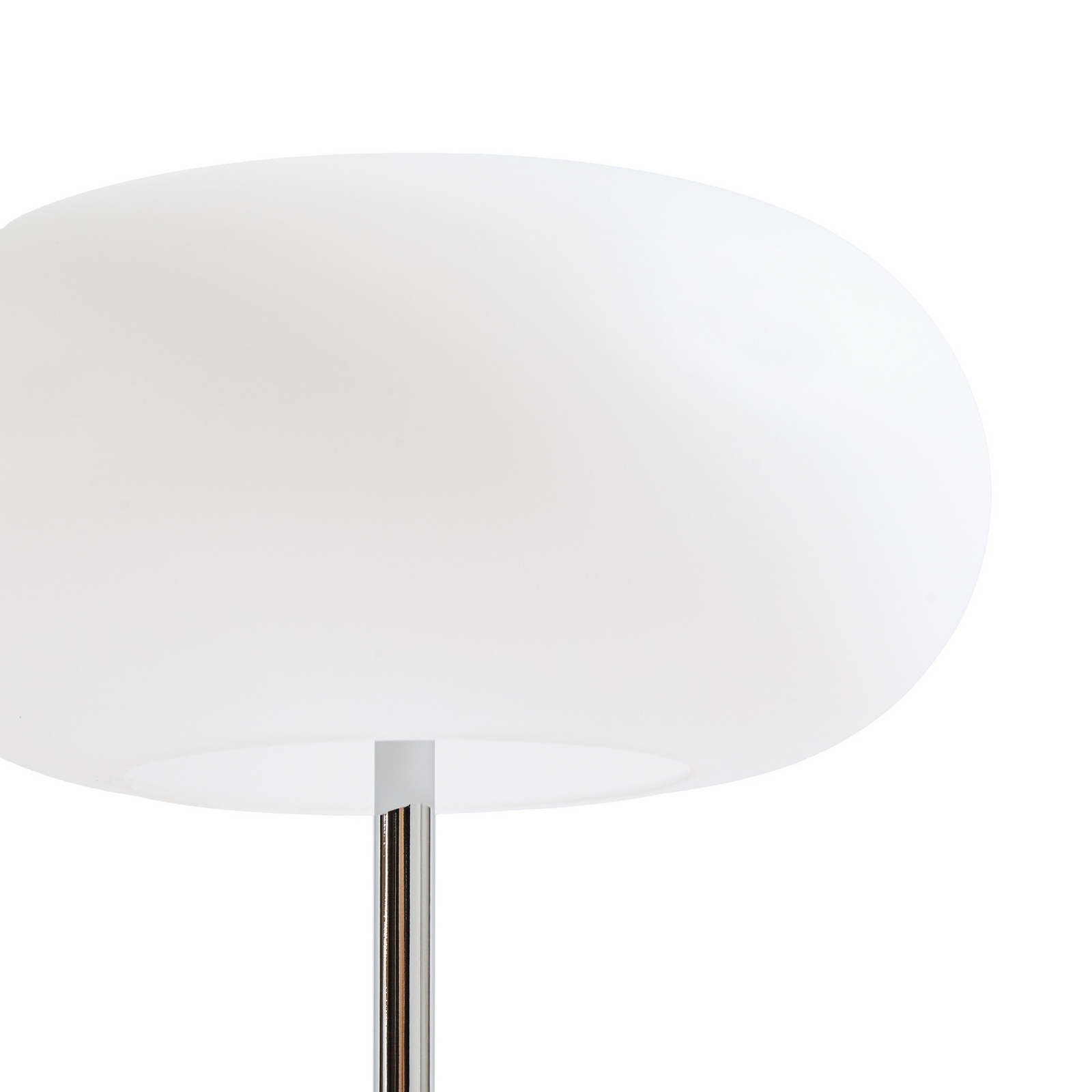 Anoria LED-zaklamp op oplaadbare batterij, chroom/wit, glas, USB - Lucande Anoria LED-zaklamp op oplaadbare batterij, chroom/wit, glas, USB - Lucande