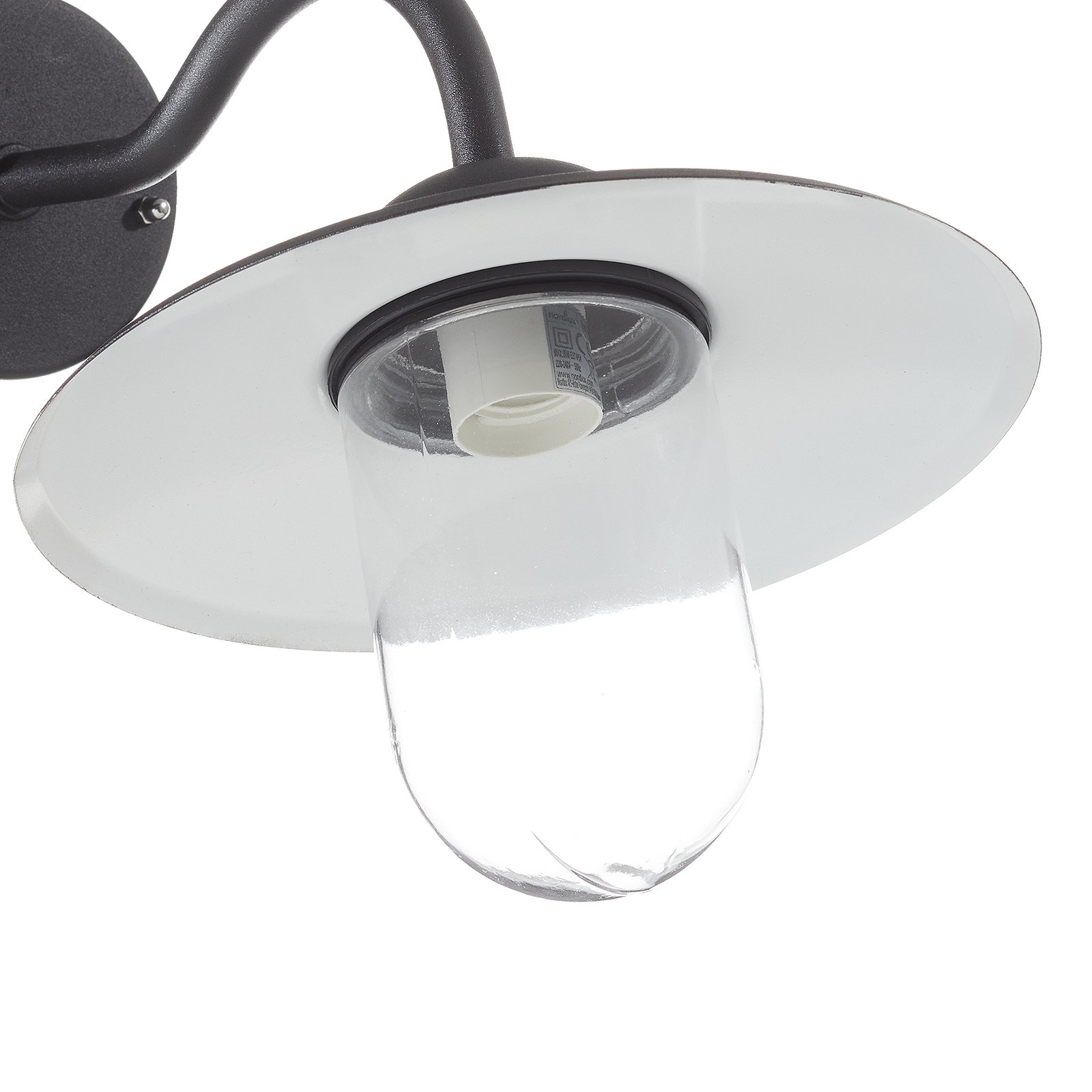 Luxembourg Outdoor Wall Lamp Black - Nordlux