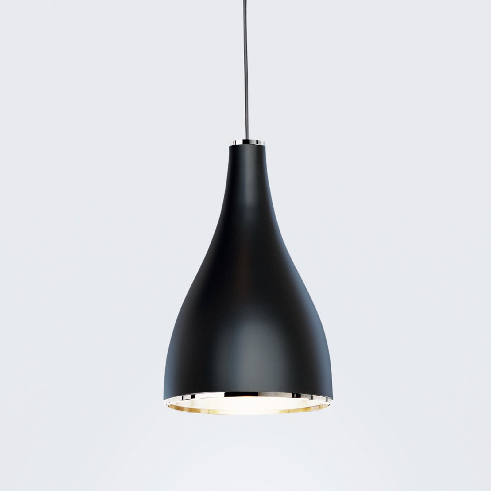 Serien Lighting serien.lighting One Eighty Adjustable L negru - Camera de zi / sufragerie - design - negru oțel nichelat - Metal
