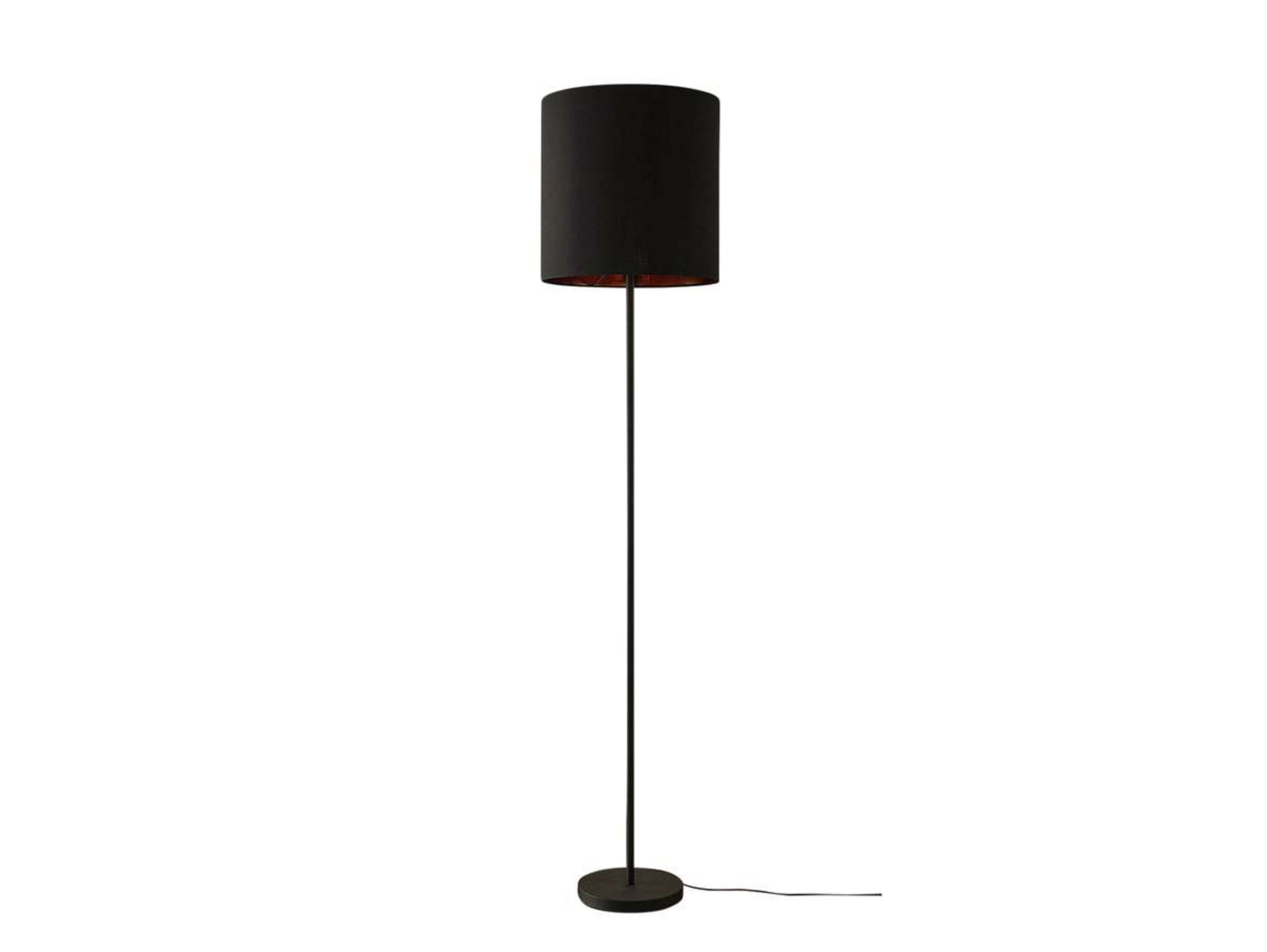Nymar Podna lampa Crna/Zlato - Lindby