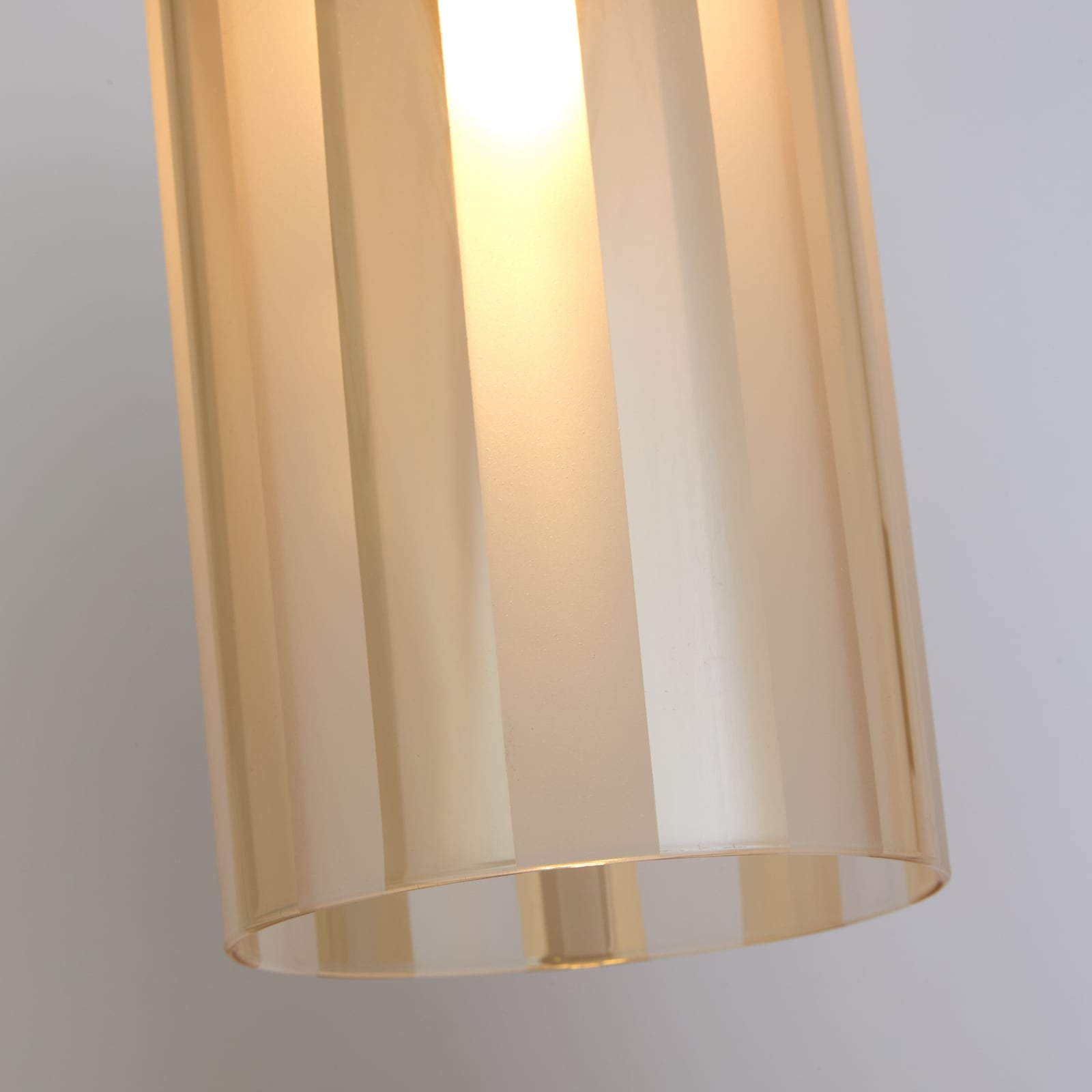 Hängeleuchte Kent, einflammig, bronze, Glas, E27