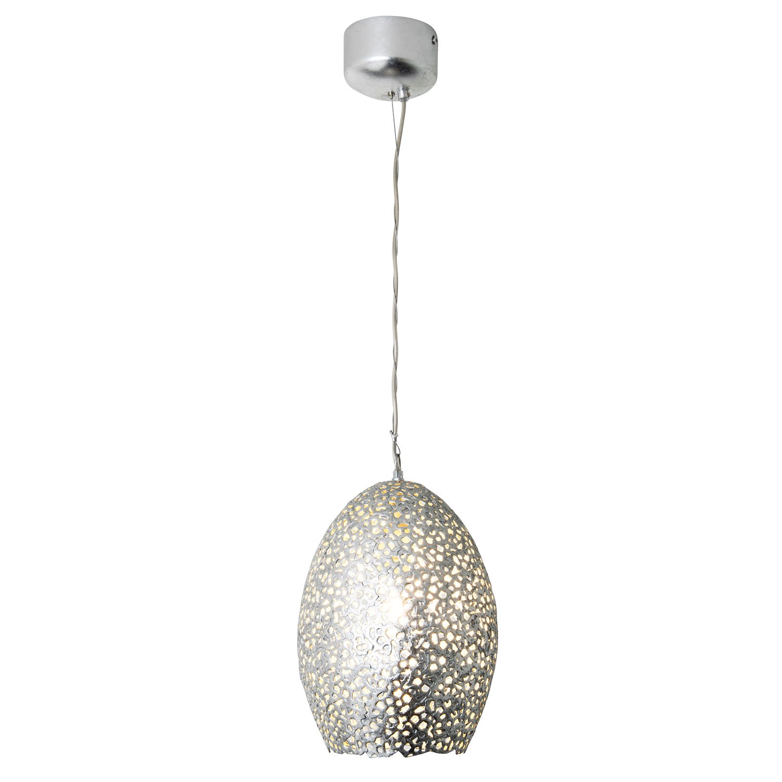 Cavalliere hanglamp, zilver, Ø 22 cm