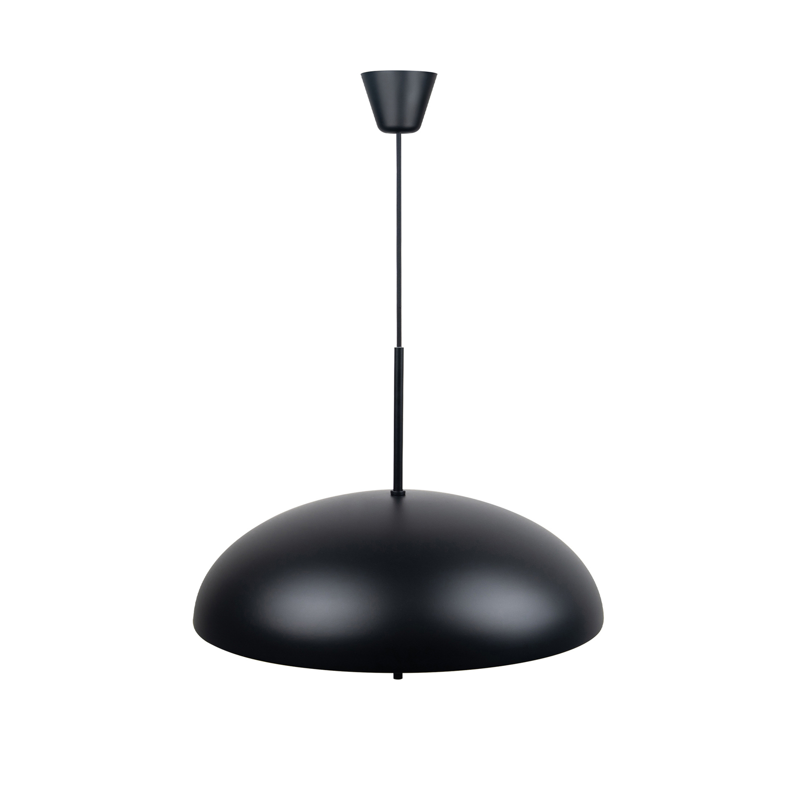Lampada a sospensione Versale, nera, Ø 50 cm