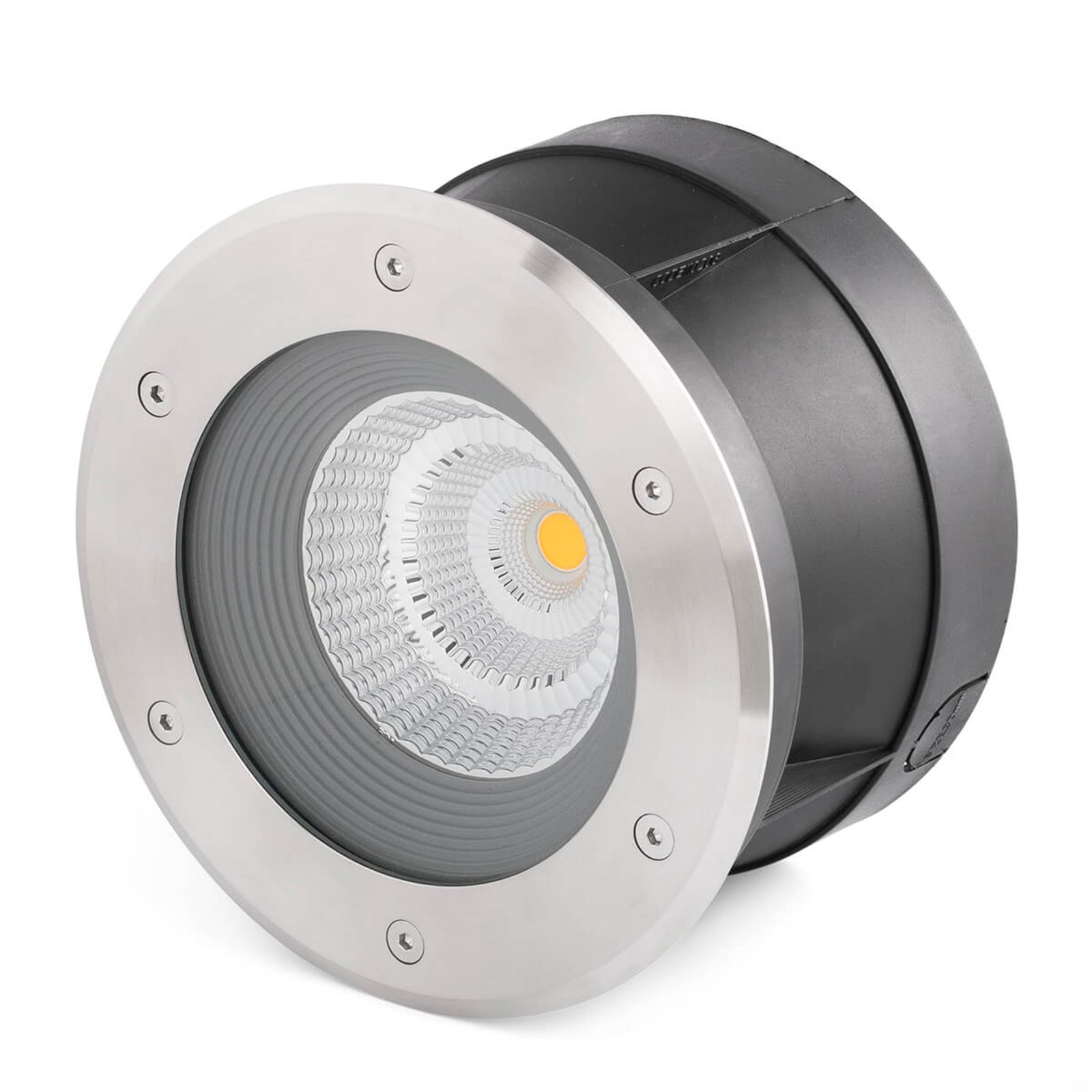 Suria-24 - kerek LED padlósüllyesztett lámpa, 24°