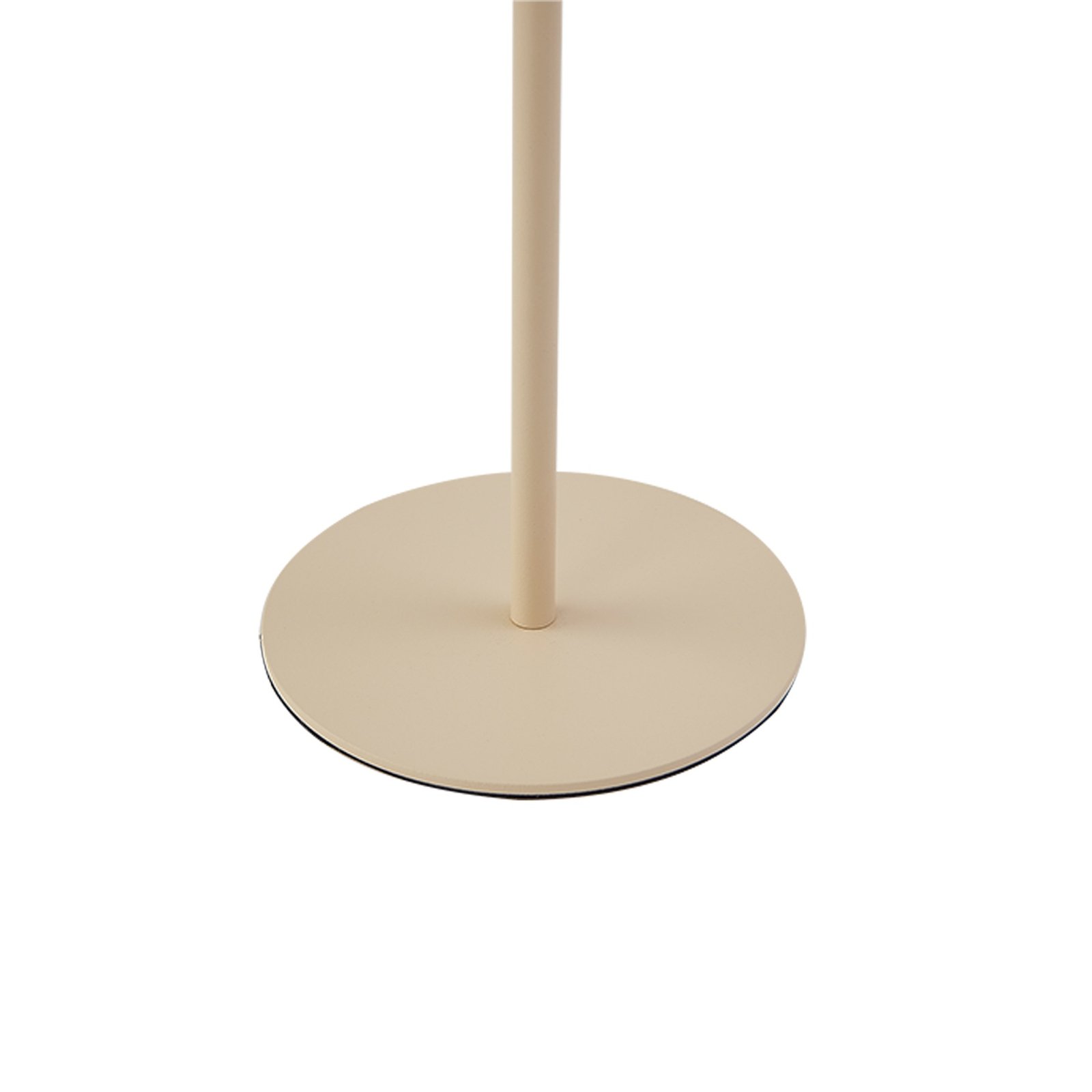 Lámpara de mesa LED con batería de Lindby Kanani, beige, atenuable