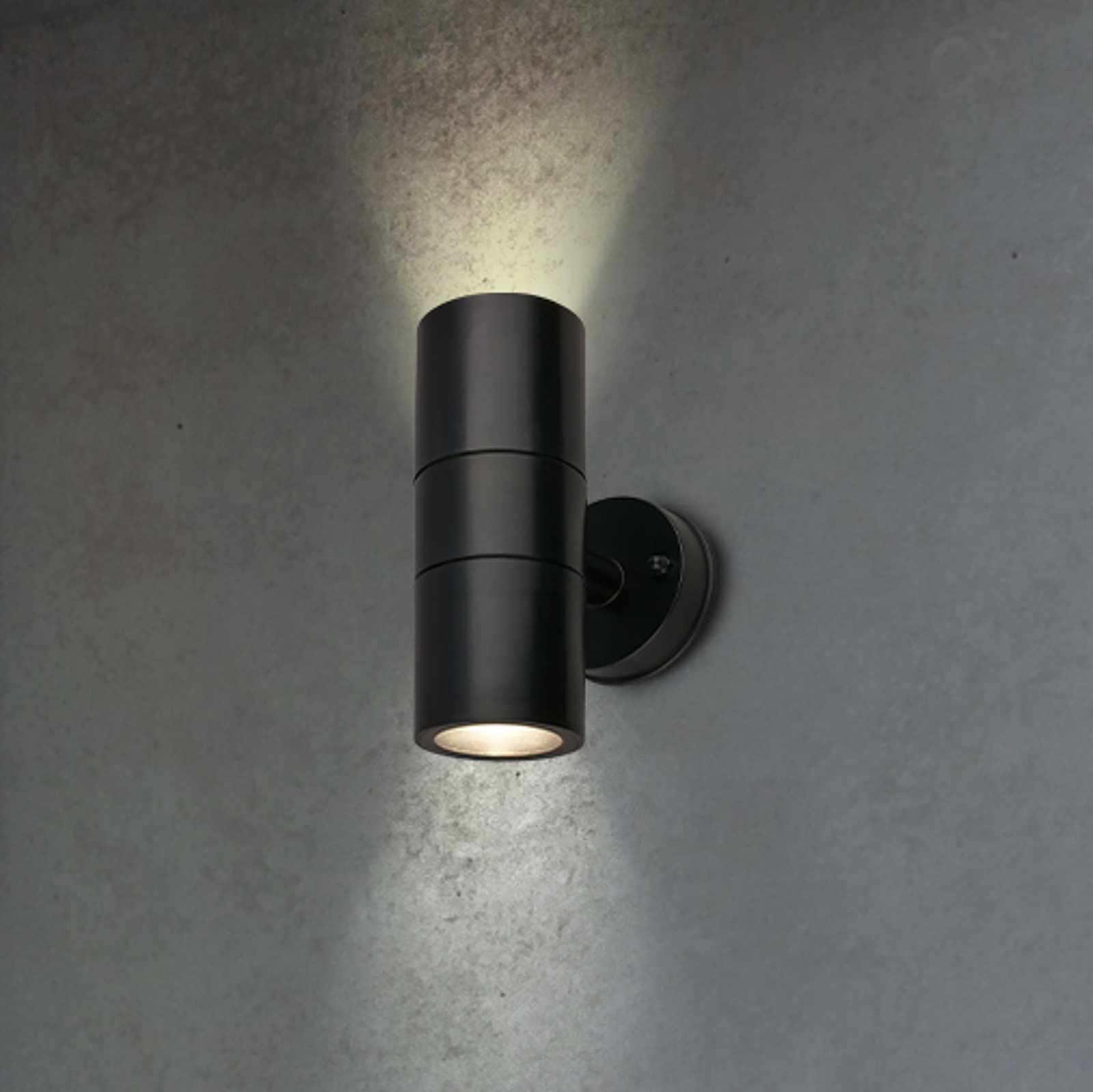 Outdoor wall light 3792025 black plastic up/down 2 x GU10