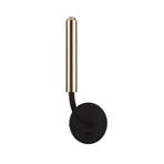 Vegglampe Stalactite fleksibel arm 1 lysk messing