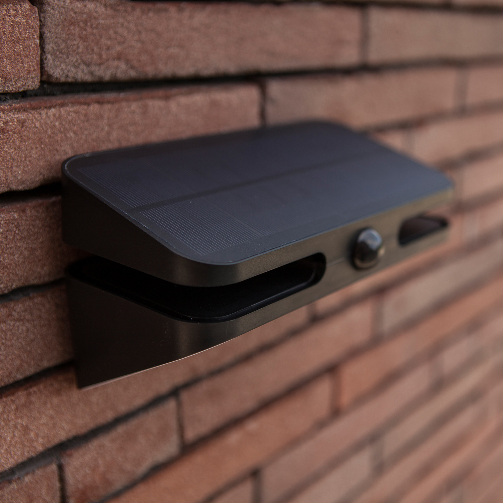 AERO LED kültéri falilámpa, fekete, 21 cm, érzékelővel, IP54 AERO LED kültéri falilámpa, fekete, 21 cm, érzékelővel, IP54