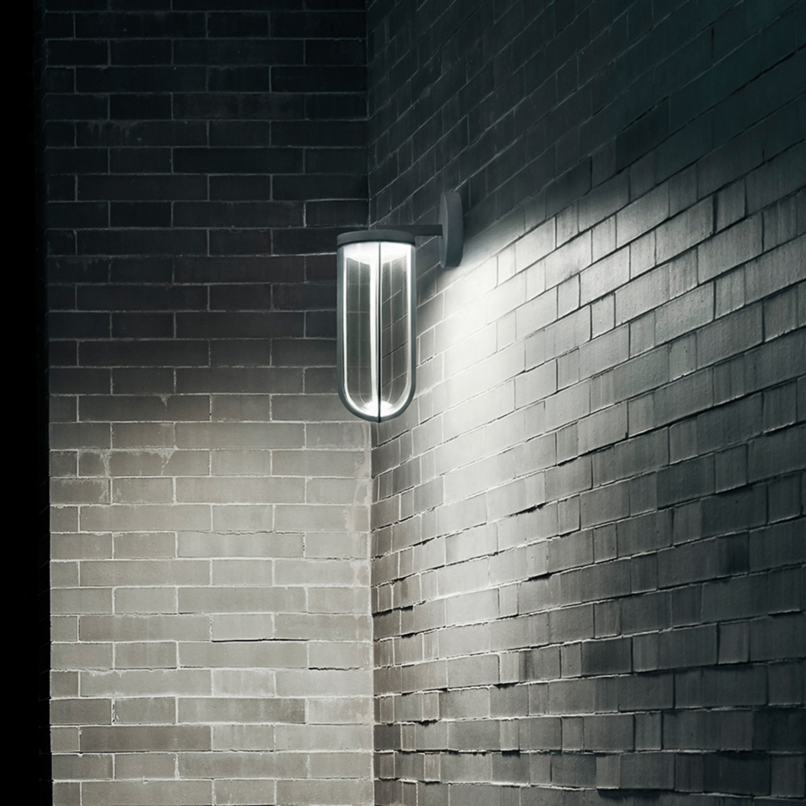 FLOS In Vitro Wall wandlamp, 2.700 K, antraciet
