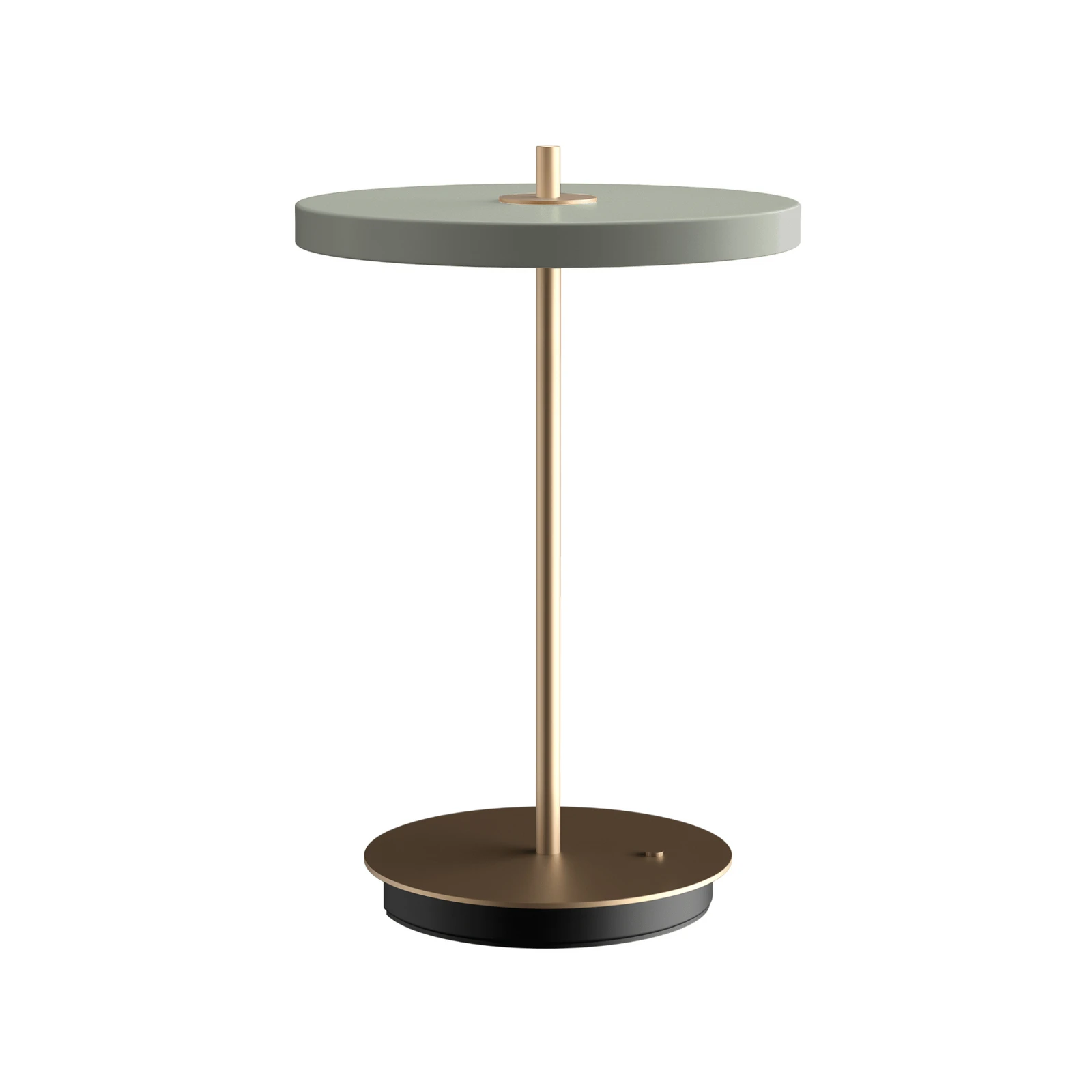 UMAGE lampe à poser rechargeable LED Asteria Move vert olive/laiton 31 cm