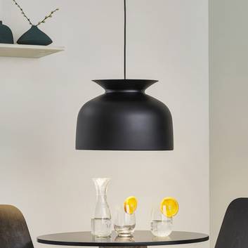 GUBI Ronde lámpara colgante Ø 40 cm, negro