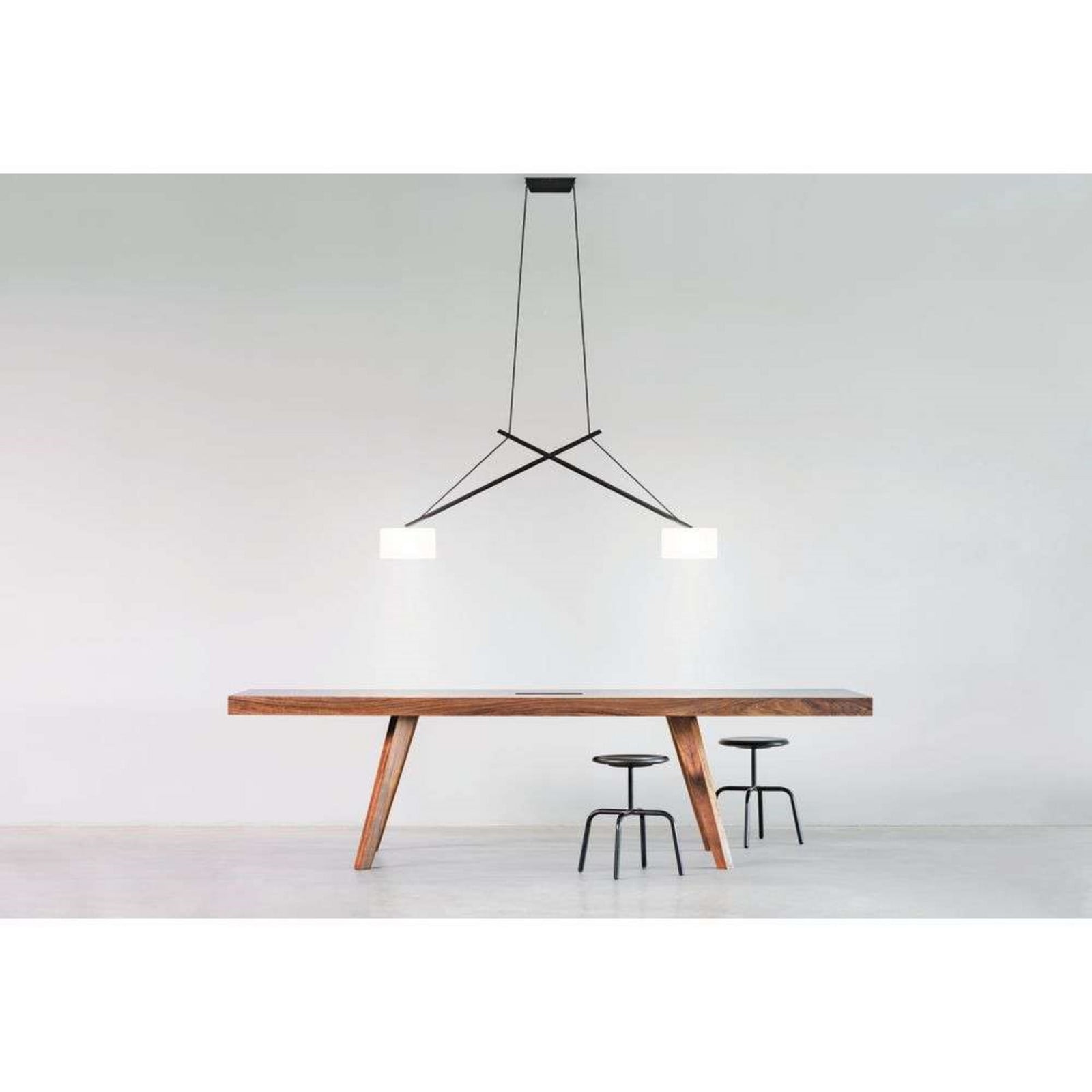 Twin LED Pendel Black Serien Lighting - Stue - Plastik
