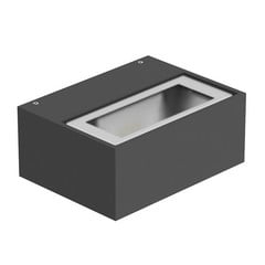 LED-ulkoseinälamppu Orion H M up, antrasiitti 840