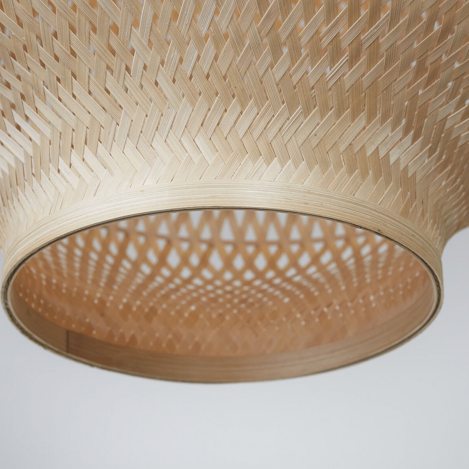 GOOD & MOJO Suspension Barbados, naturel, Ø 40 cm, bambou, E27