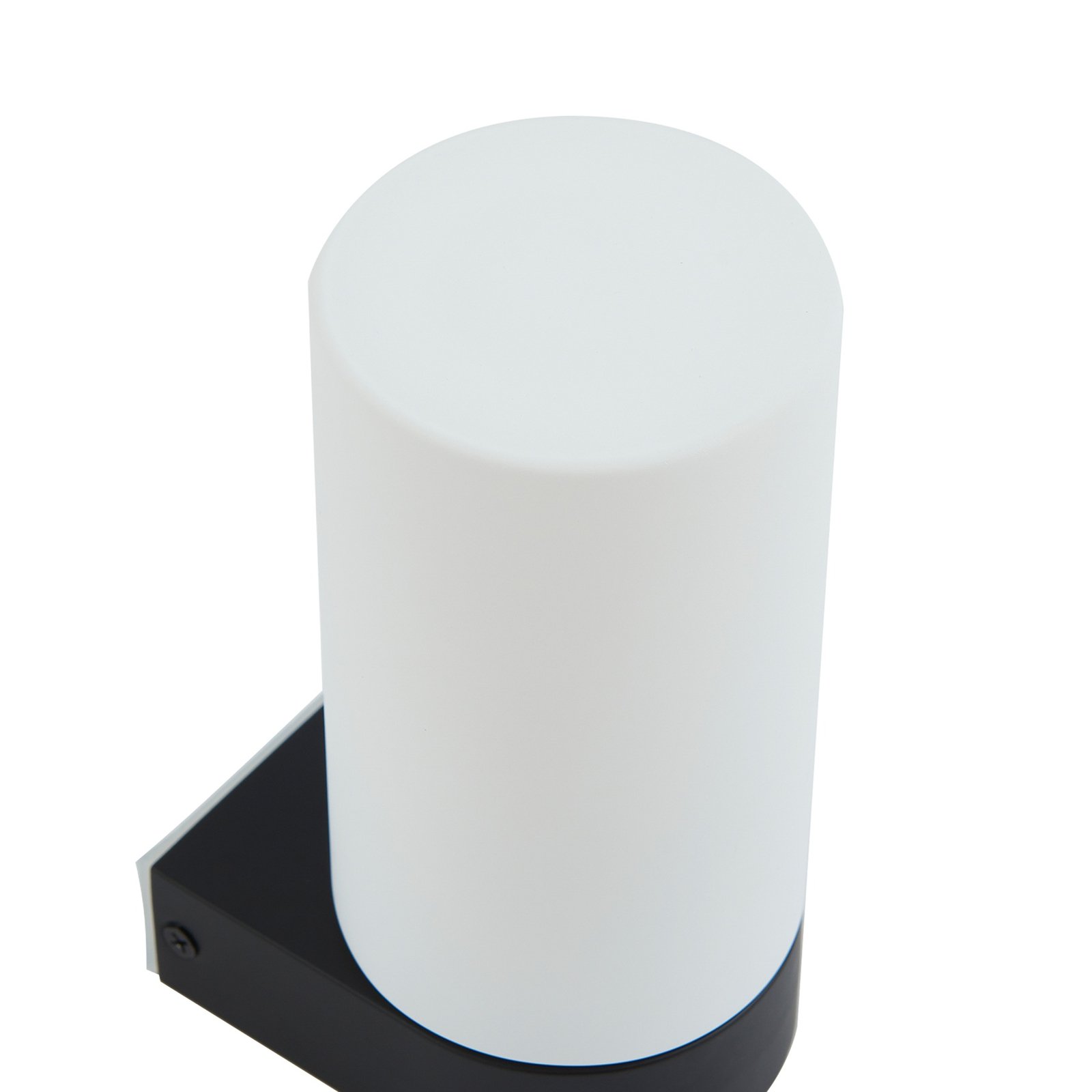 Basolo Wandleuchte H17,2 IP44 Schwarz - Lucande
