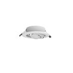 MEGATRON LED innfelt spotlight Planex Powerlens, 4,8 W, hvit