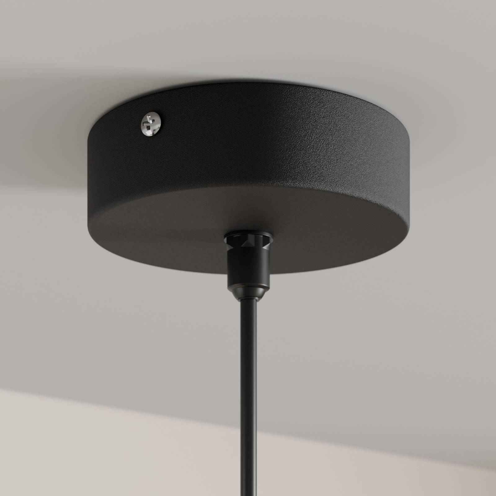 Lampa wisząca Edison w kolorze czarnym/miedzianym, 1-punktowa