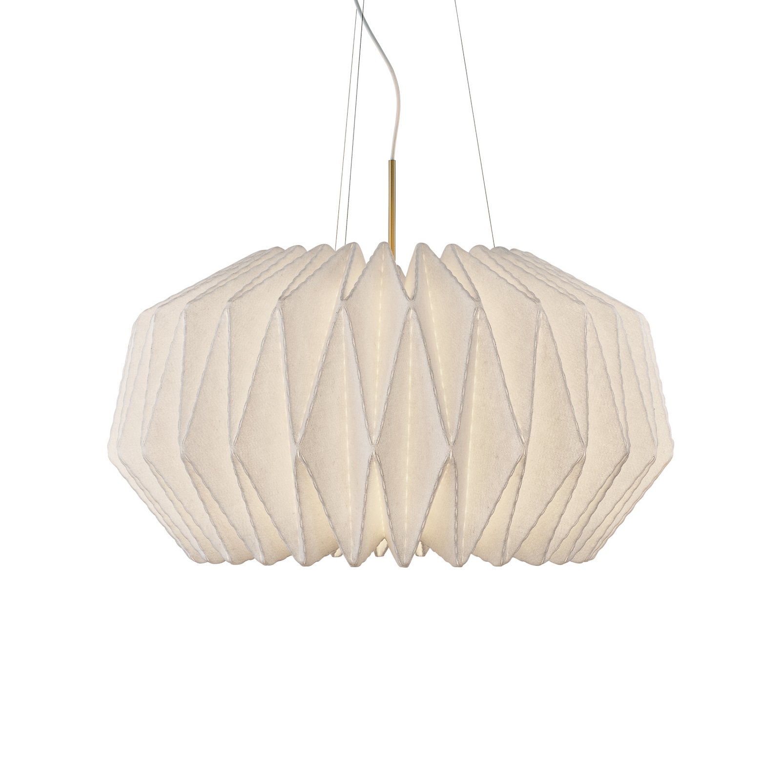 LE KLINT Hängeleuchte Softly Pleated I, Ø 94 cm, weiß, Filz LE KLINT Hängeleuchte Softly Pleated I, Ø 94 cm, weiß, Filz