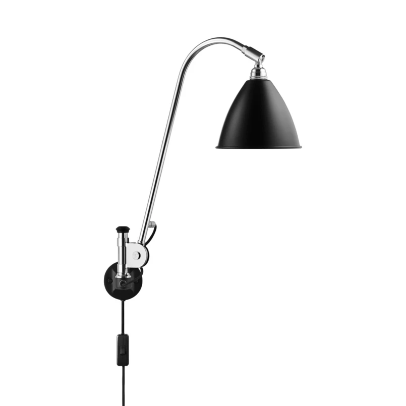 GUBI – Bestlite BL6 Vägglampa Ø16 Krom/Svart