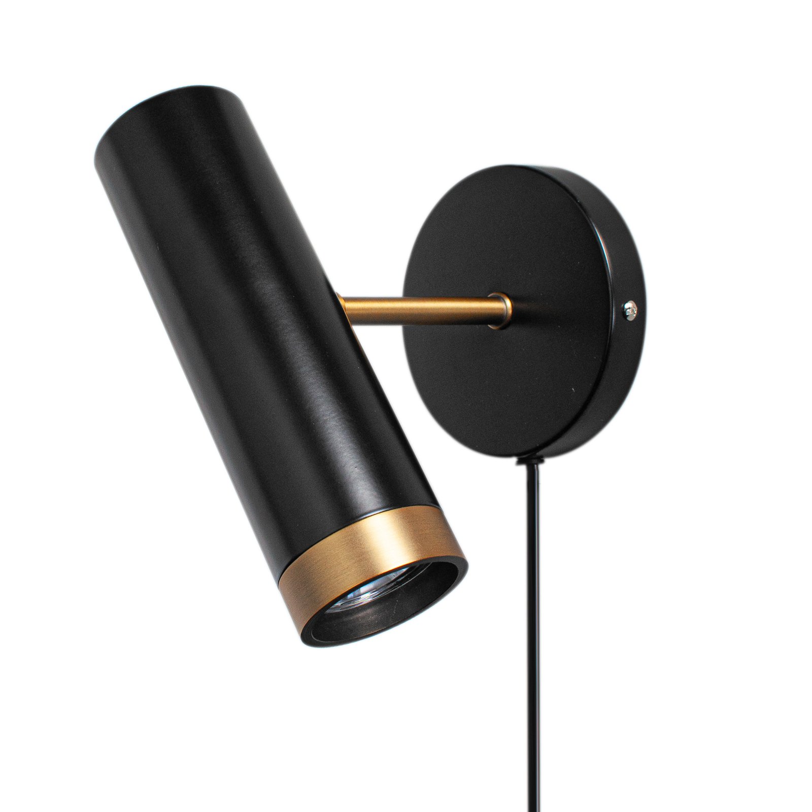 Puls Wall Lamp Black/Brass - By Rydéns