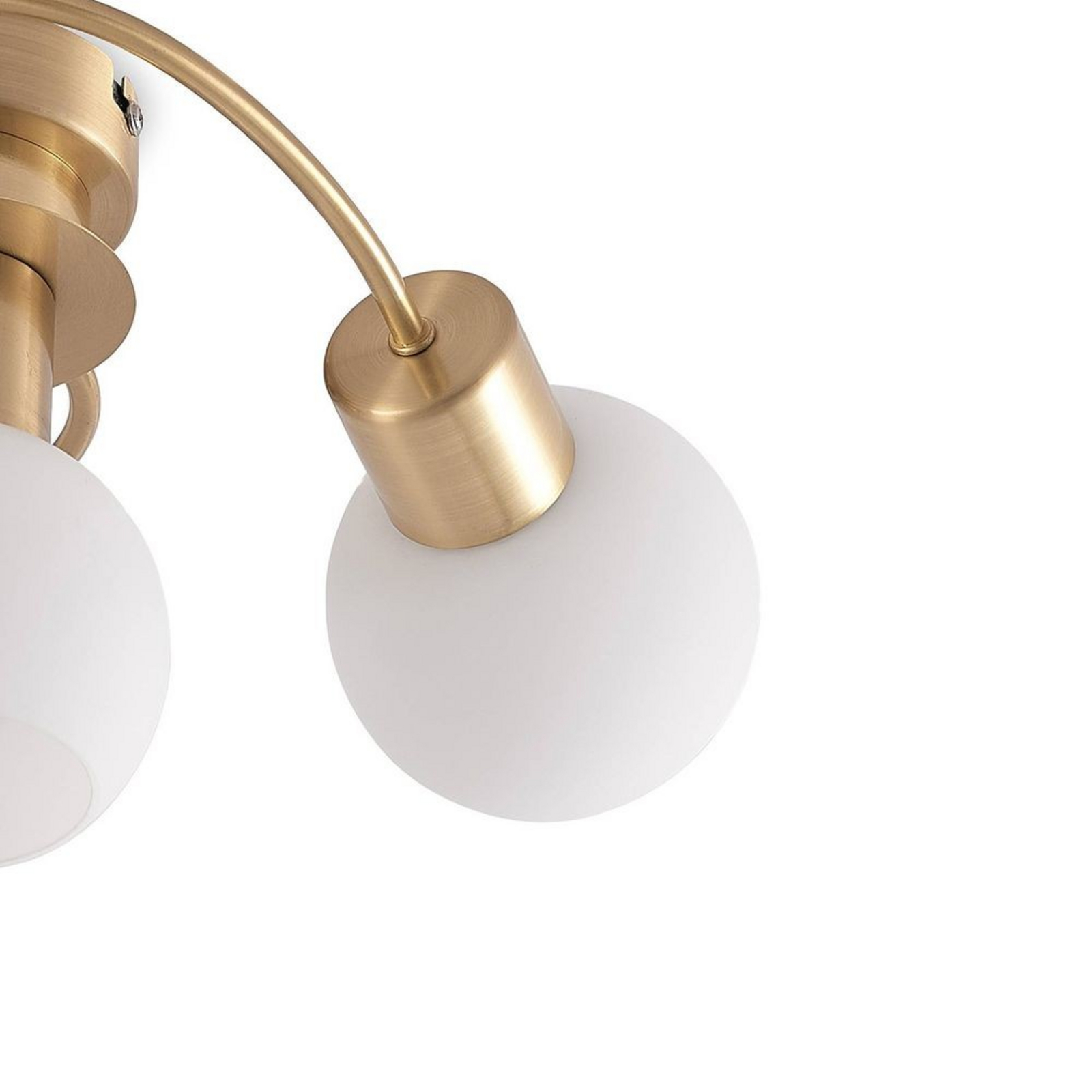 Ciala 3 Candeeiro de Tecto Brass/Opal - Lindby