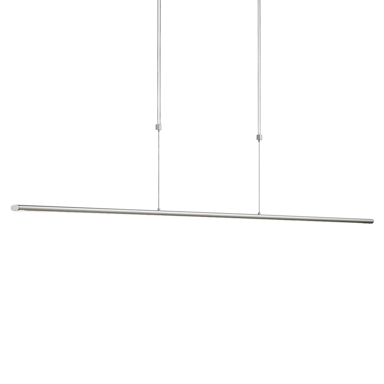 Knapstein Elisa LED linear pendant light, gesture control, for Living / Dining Room, metal, acrylic, energy efficiency: A, L: 140 cm, W: 10 cm