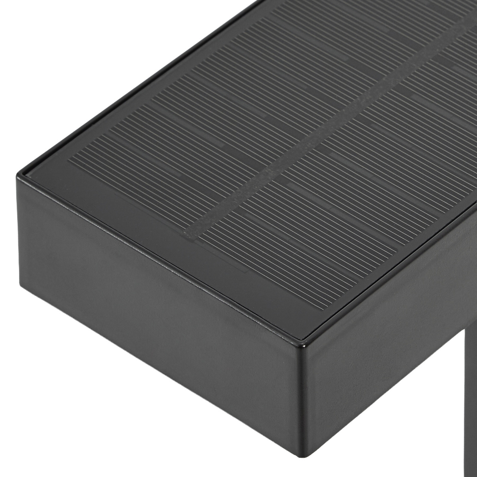 Candeeiro de caminho LED Prios Aurino, preta, 75 cm, sensor