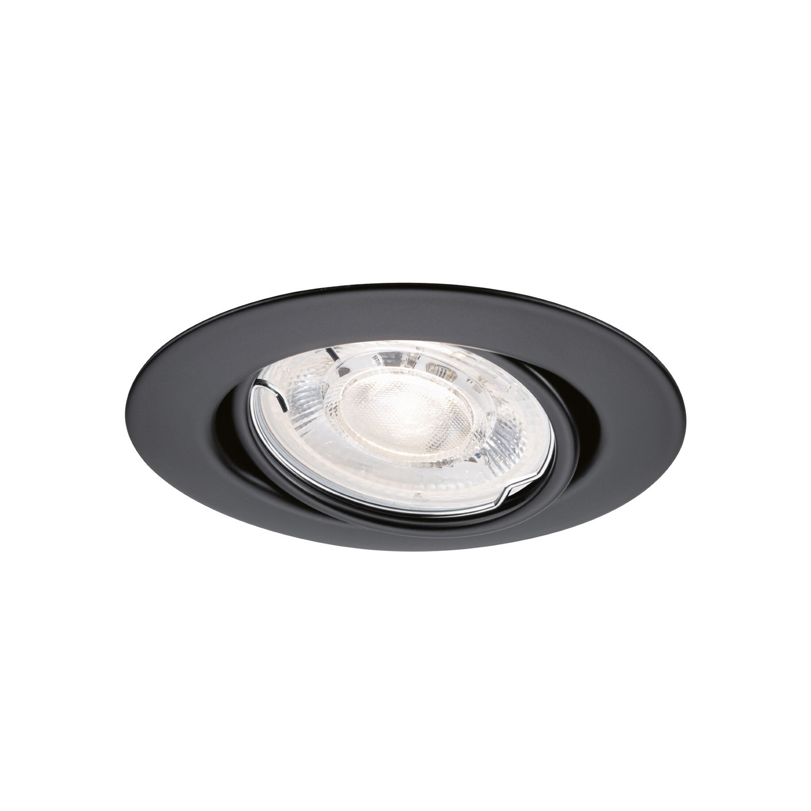 Paulmann – spot wpuszczany BASE, czarny, 9 cm, 4,9 W, 827, z regulacją kąta Paulmann – spot wpuszczany BASE, czarny, 9 cm, 4,9 W, 827, z regulacją kąta