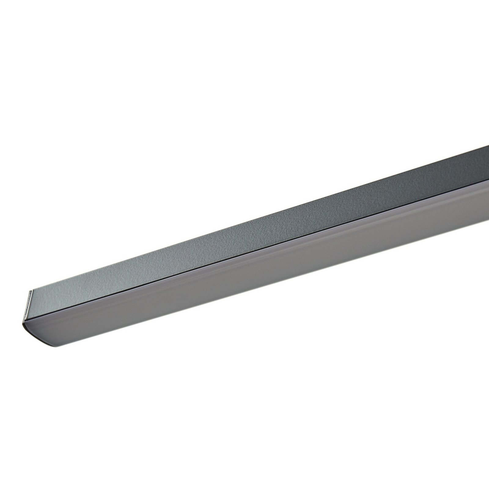 Lucande LED-spejllampe Kivana, sort, metal, 90 cm, IP44