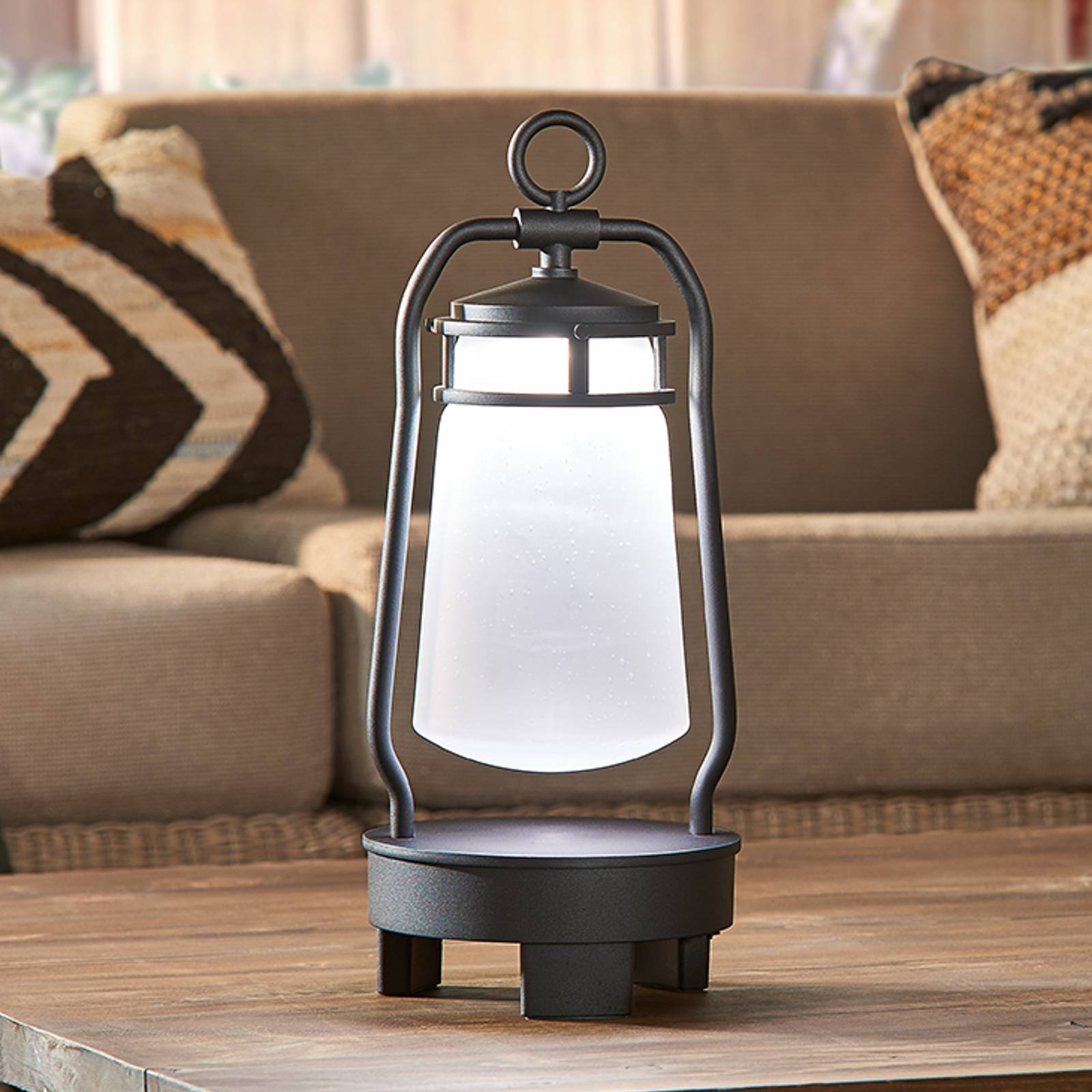 KICHLER Lampe batterie LED Lyndon enceinte Bluetooth