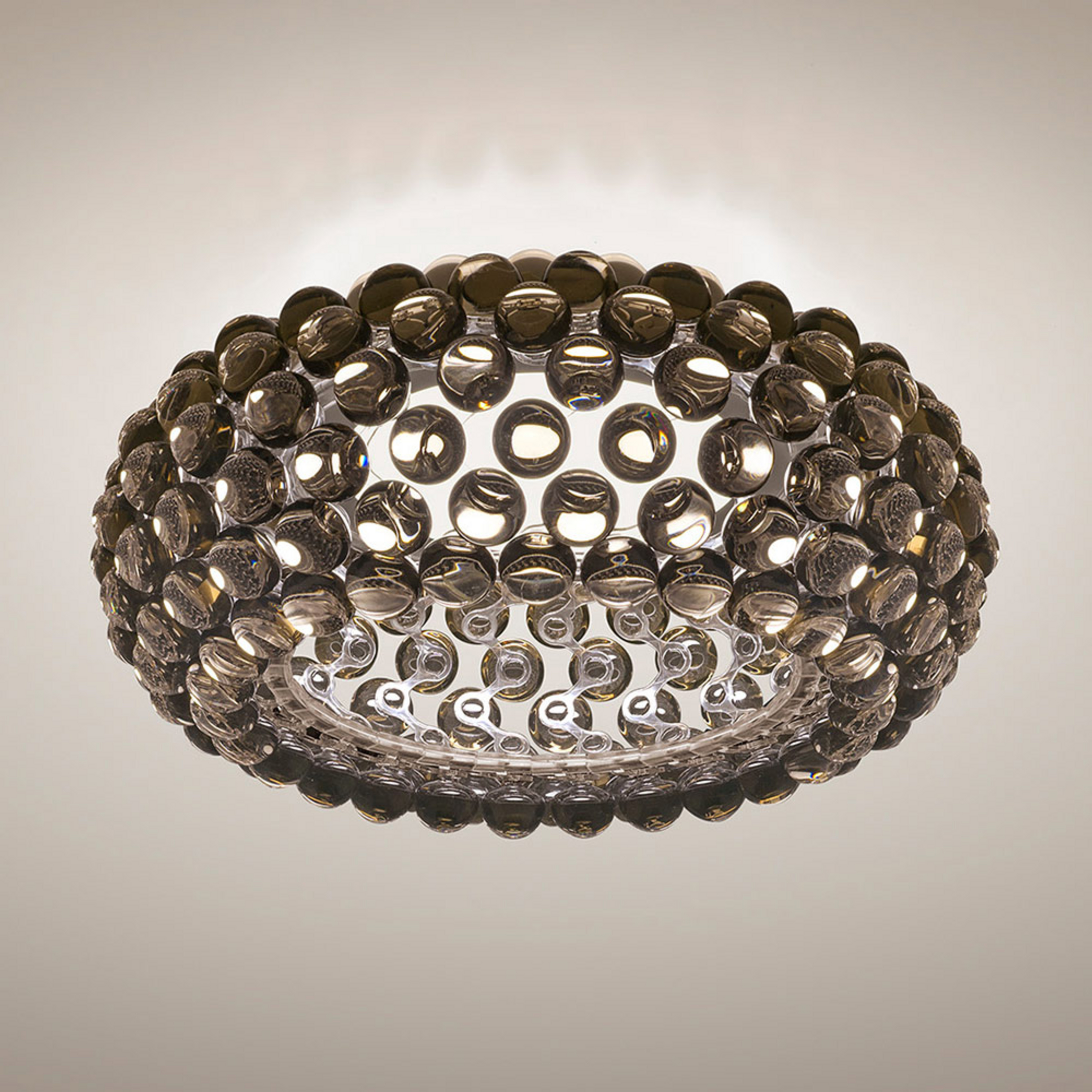 Foscarini Caboche Plus MyLight sufit szary dym