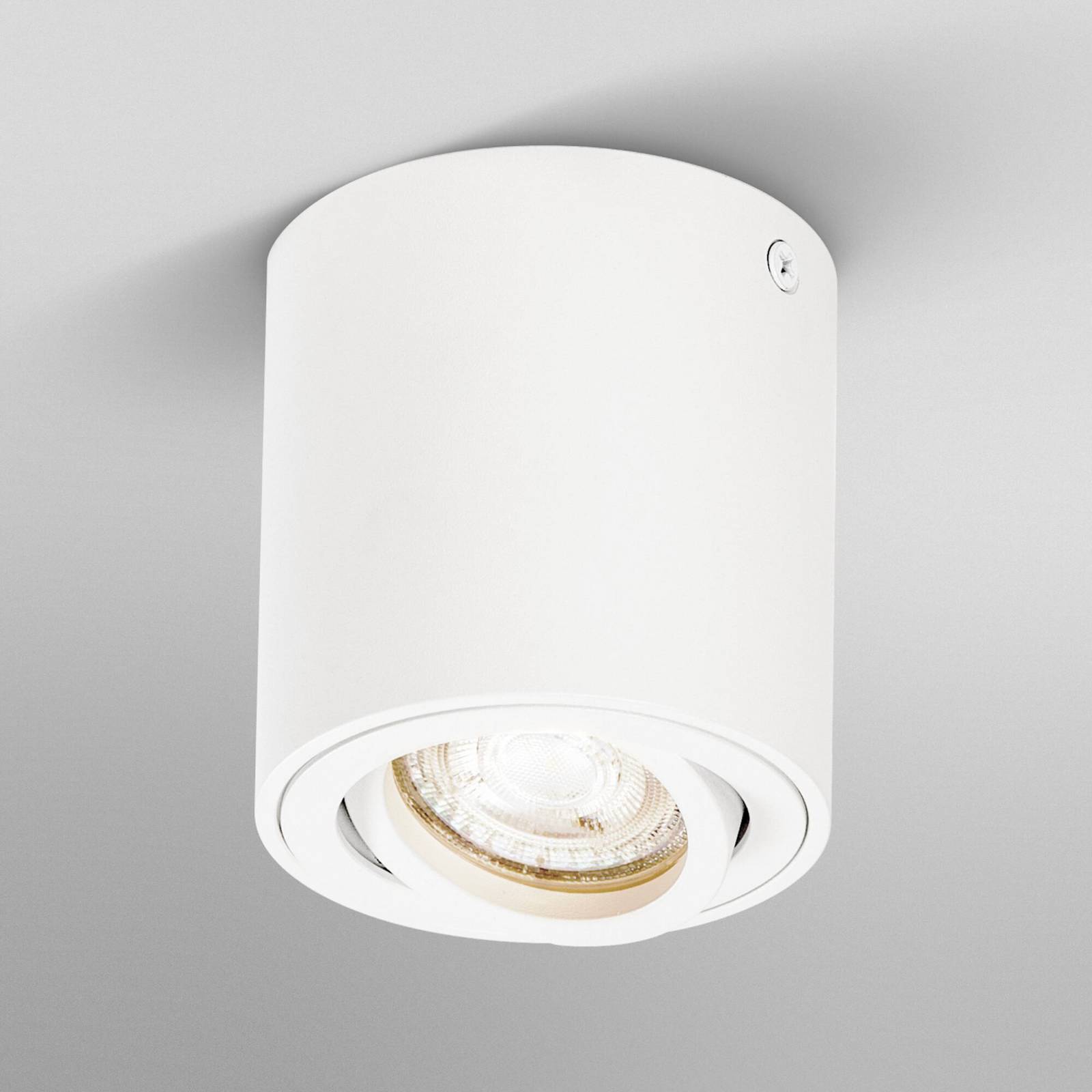 Reflektor sufitowy OSRAM ROUND, biały, Ø 8 cm, metal, GU10