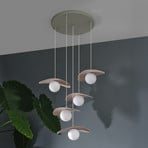 Lampada a sospensione OSRAM Decor Pearl, a 5 luci, beige, feltro, G9