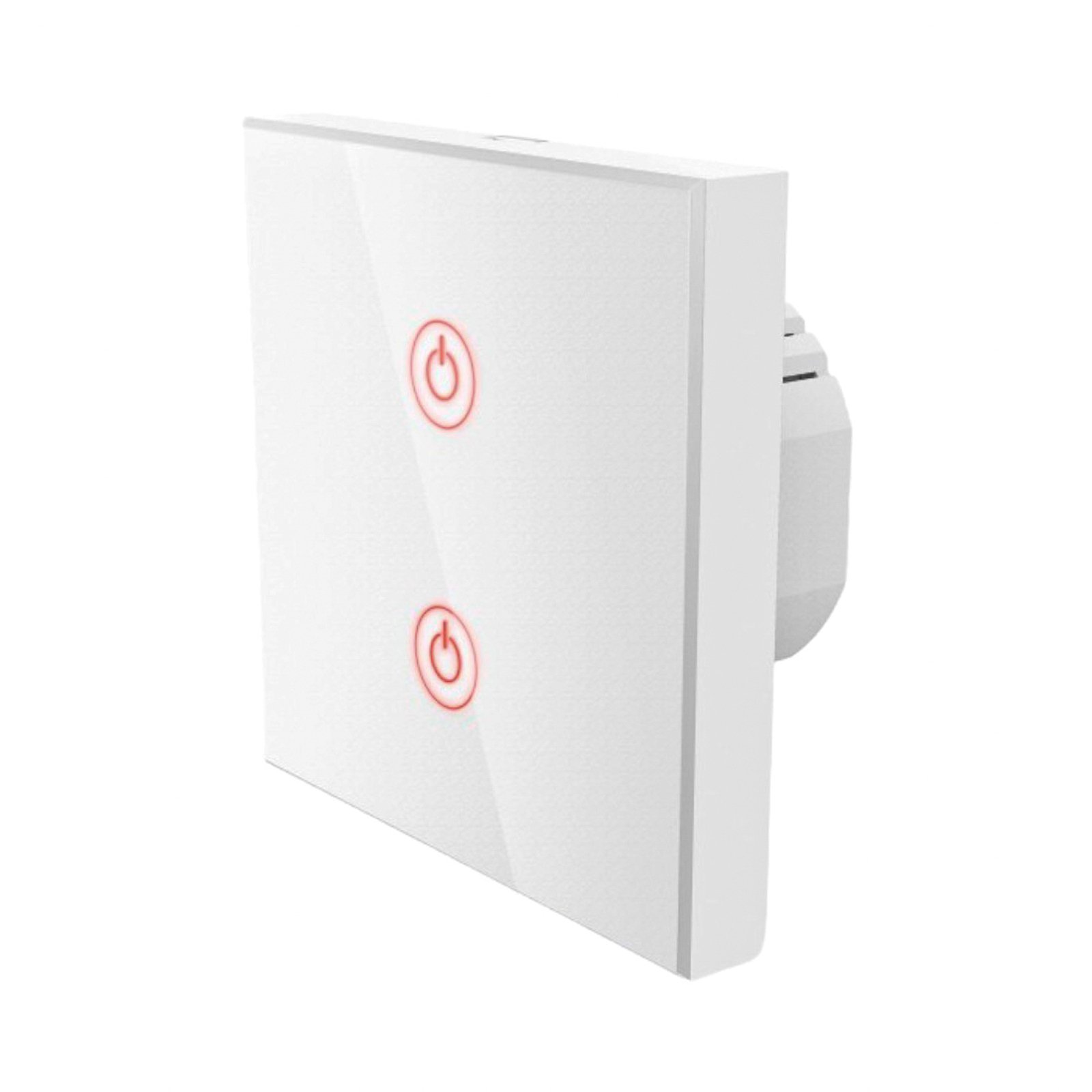 Hama WiFi touch wall switch, flush-mounted, double