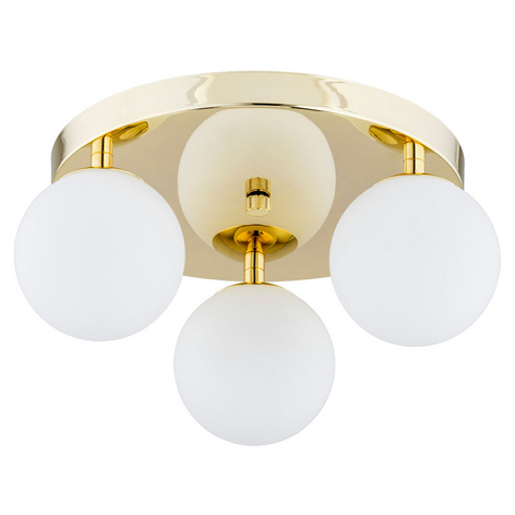 Taklampe Fatis, rund, 3 lyskilder