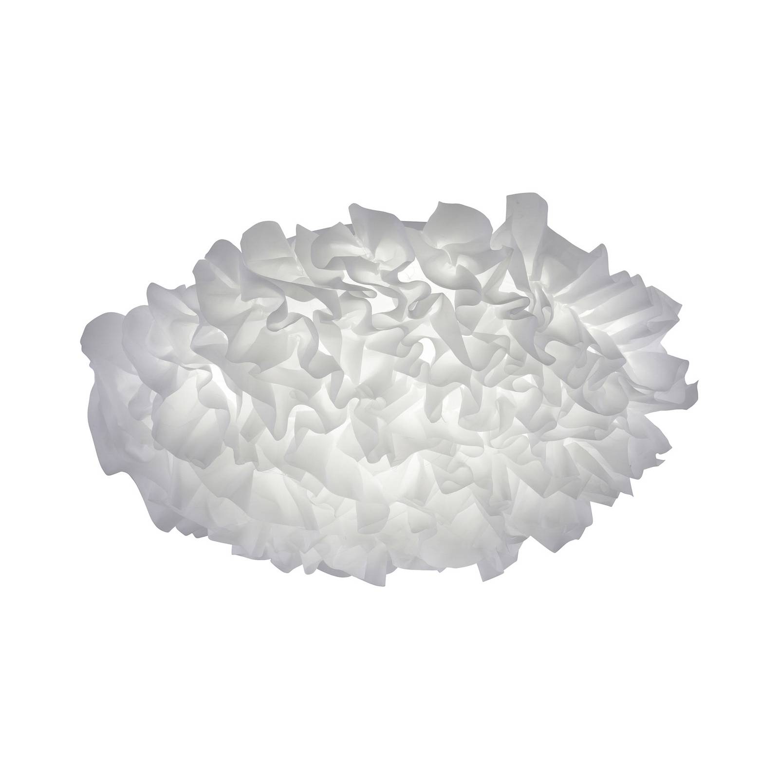 Plafonnier LED textile Xenia dimmable Ø 50cm