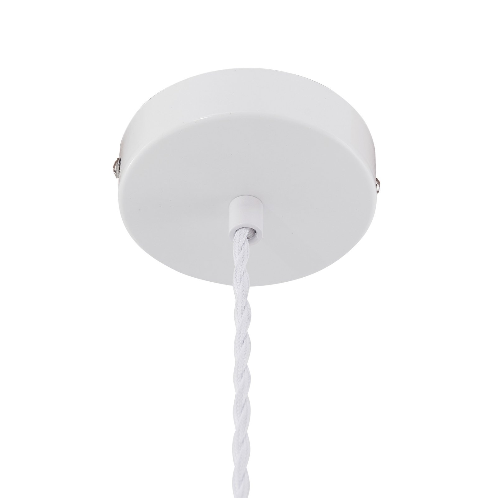 Lindby pendant light Nielson, Ø 11cm, beige, plaster