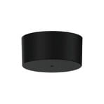 WEVER & DUCRÉ Rund bas, svart, med drivdon 7 W 350 mA, dimbar