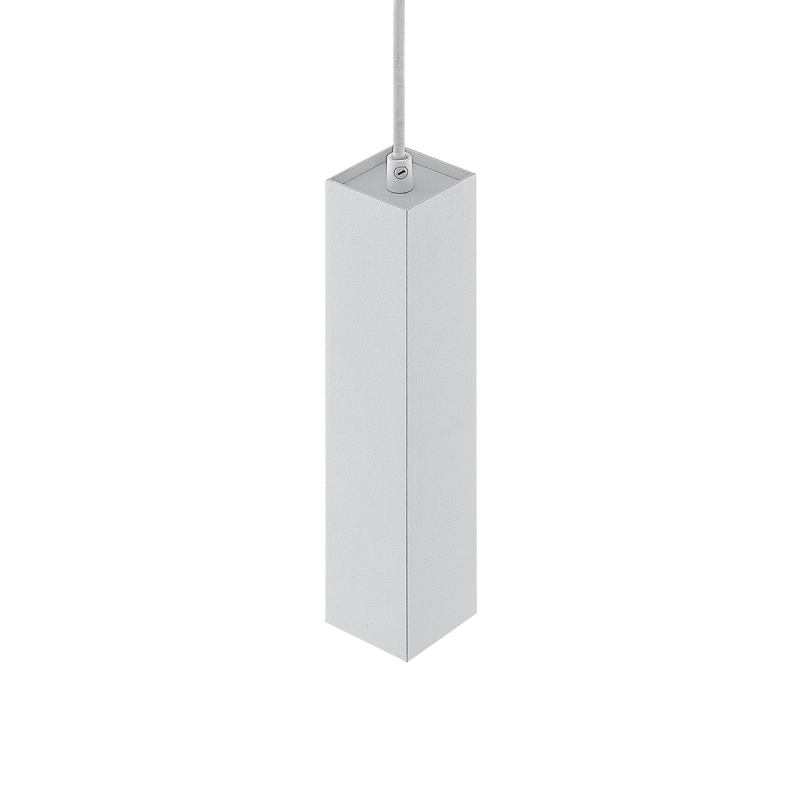 Prios Neliyah hængelampe kantet, hvid, 1 lyskilder
