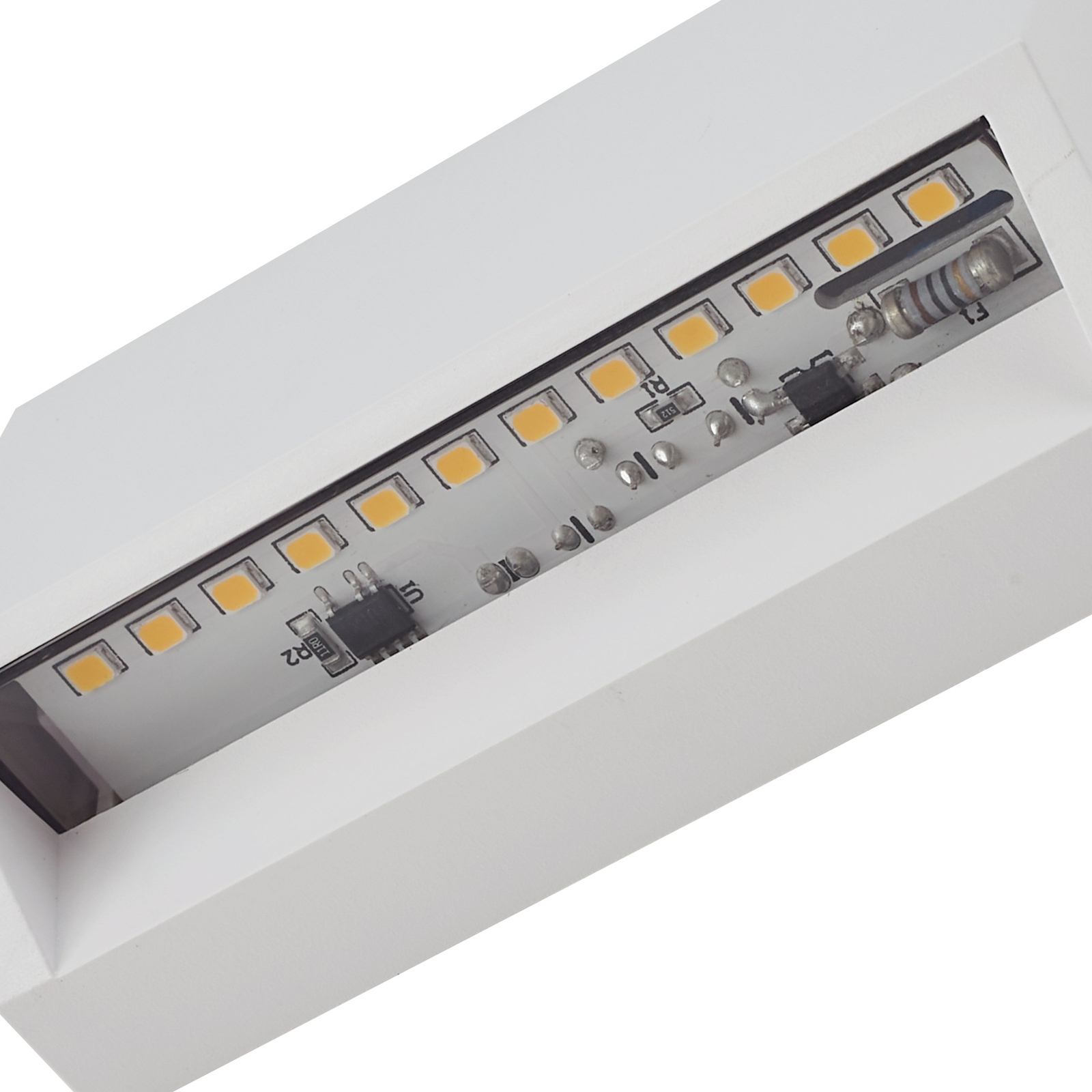 Lindby LED buitenwandlamp Appeso, lengte 10 cm, set van 2