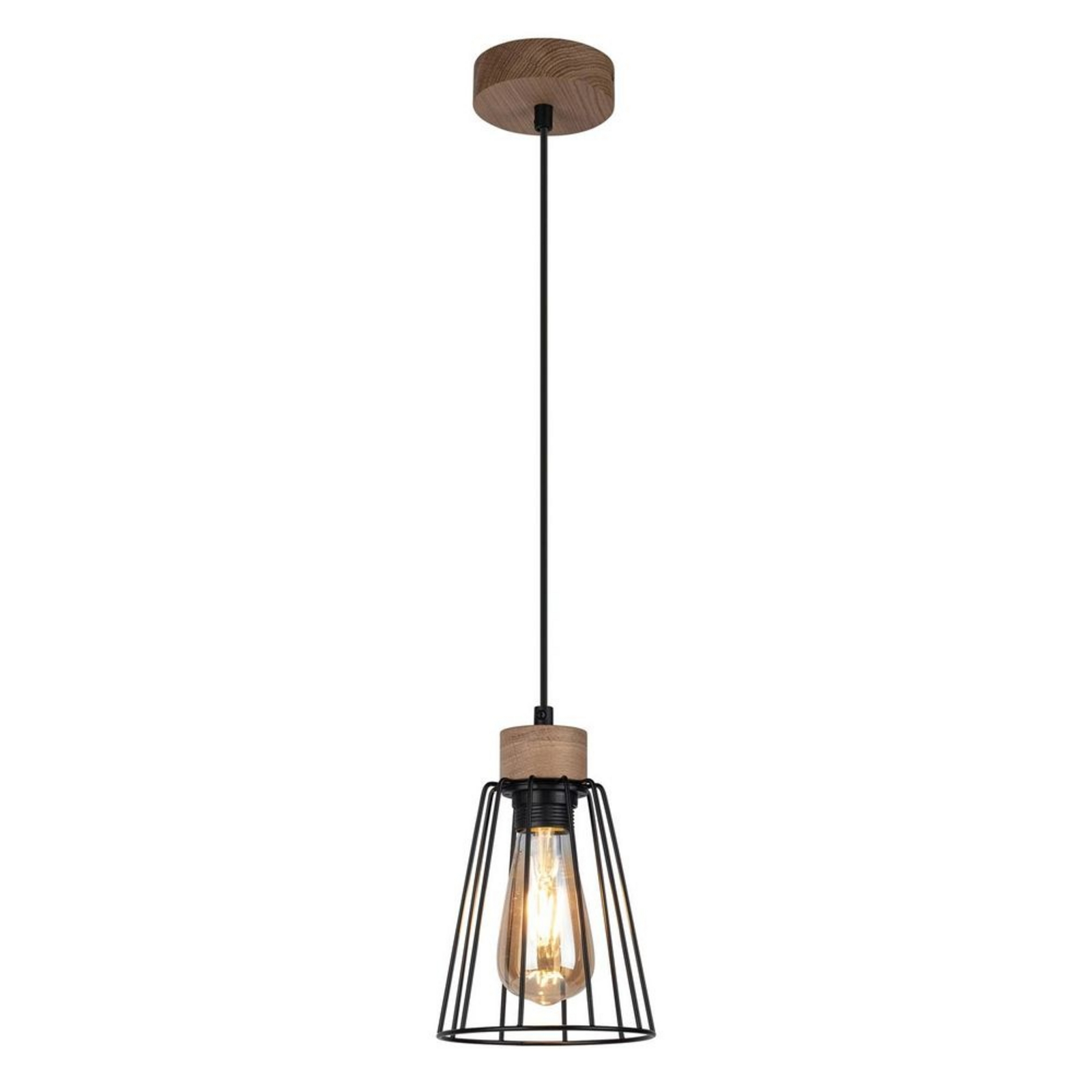 Dorvi Lustră Pendul Oiled Oak - Envostar