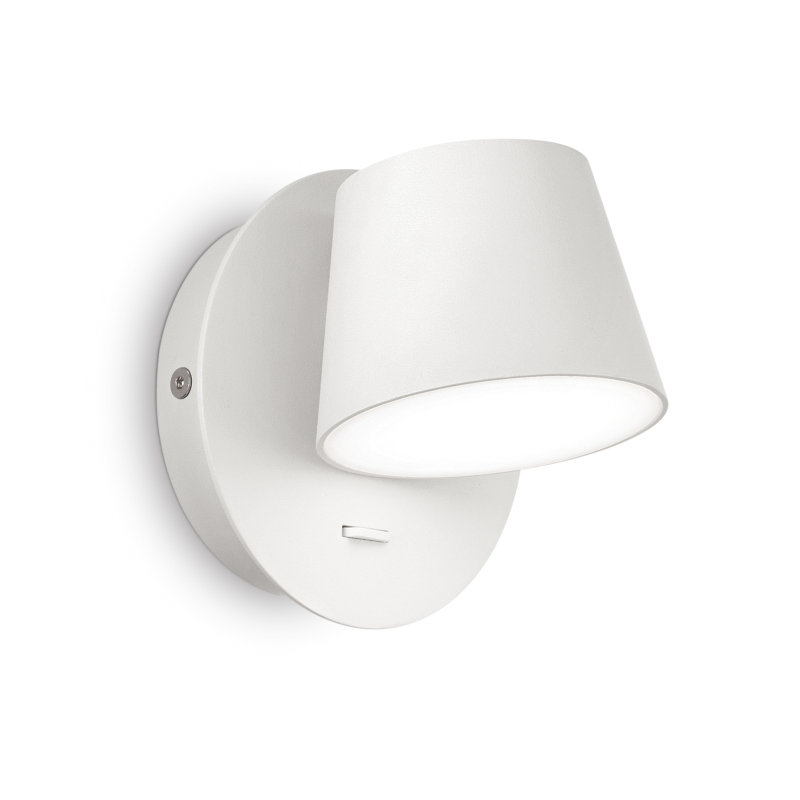 Ideal Lux Gim LED wall lamp adjustable head white