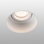 Spot encastré Hyde 1 lampe rond inclinable blanc