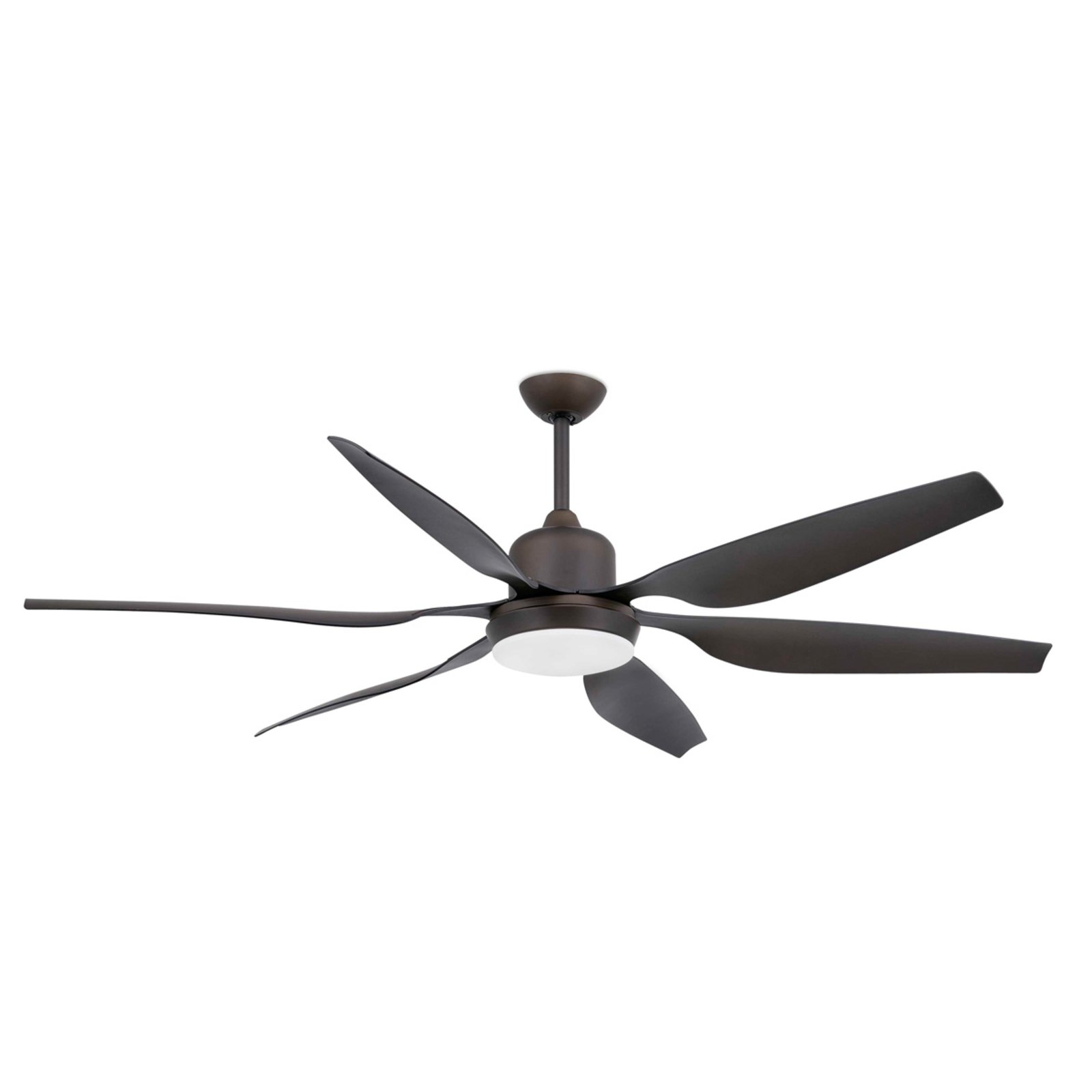 Imposing Tilos ceiling fan with light